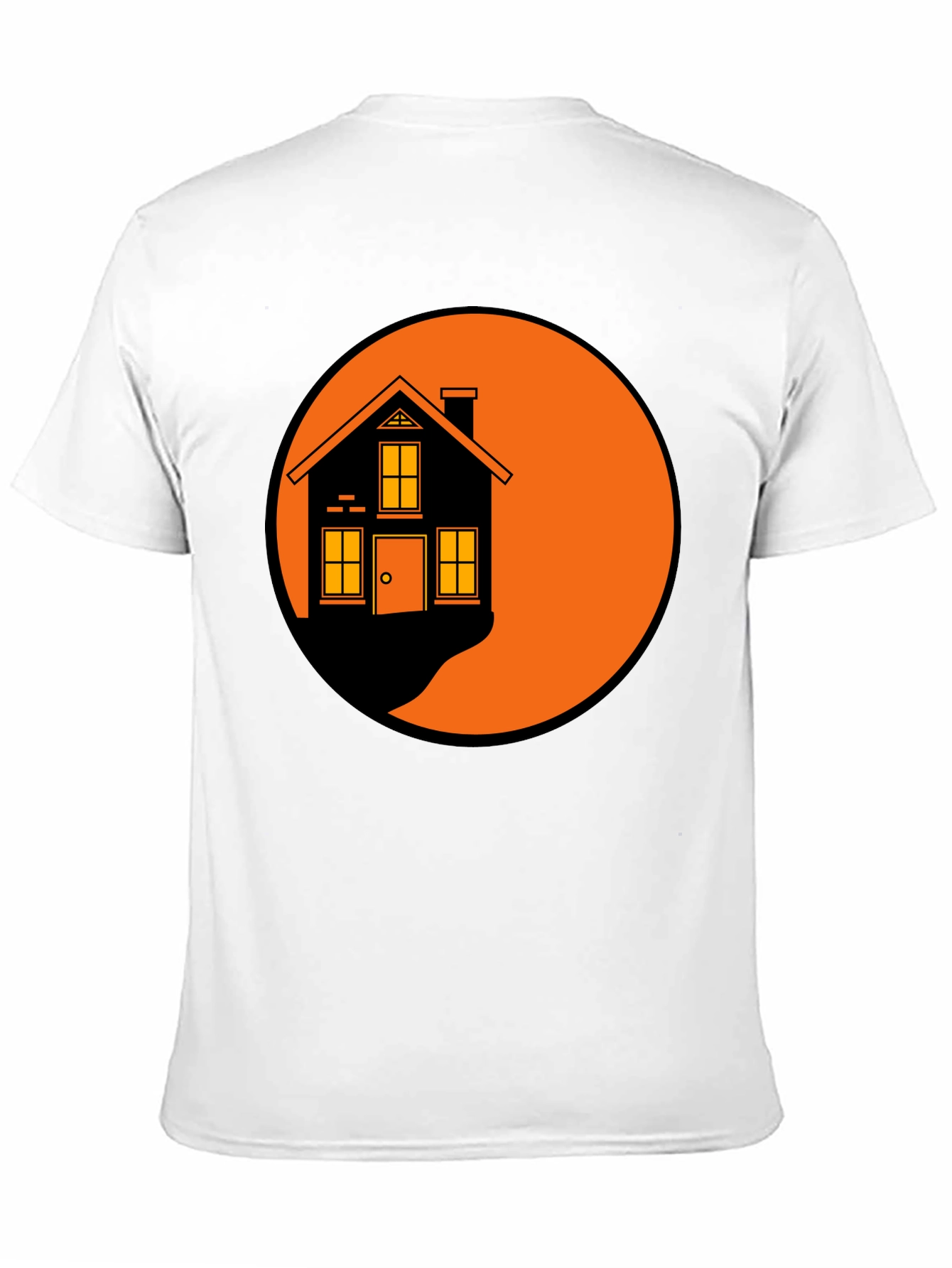 Black Retro House Graphic T-Shirt - Soft Cotton Tee view 11
