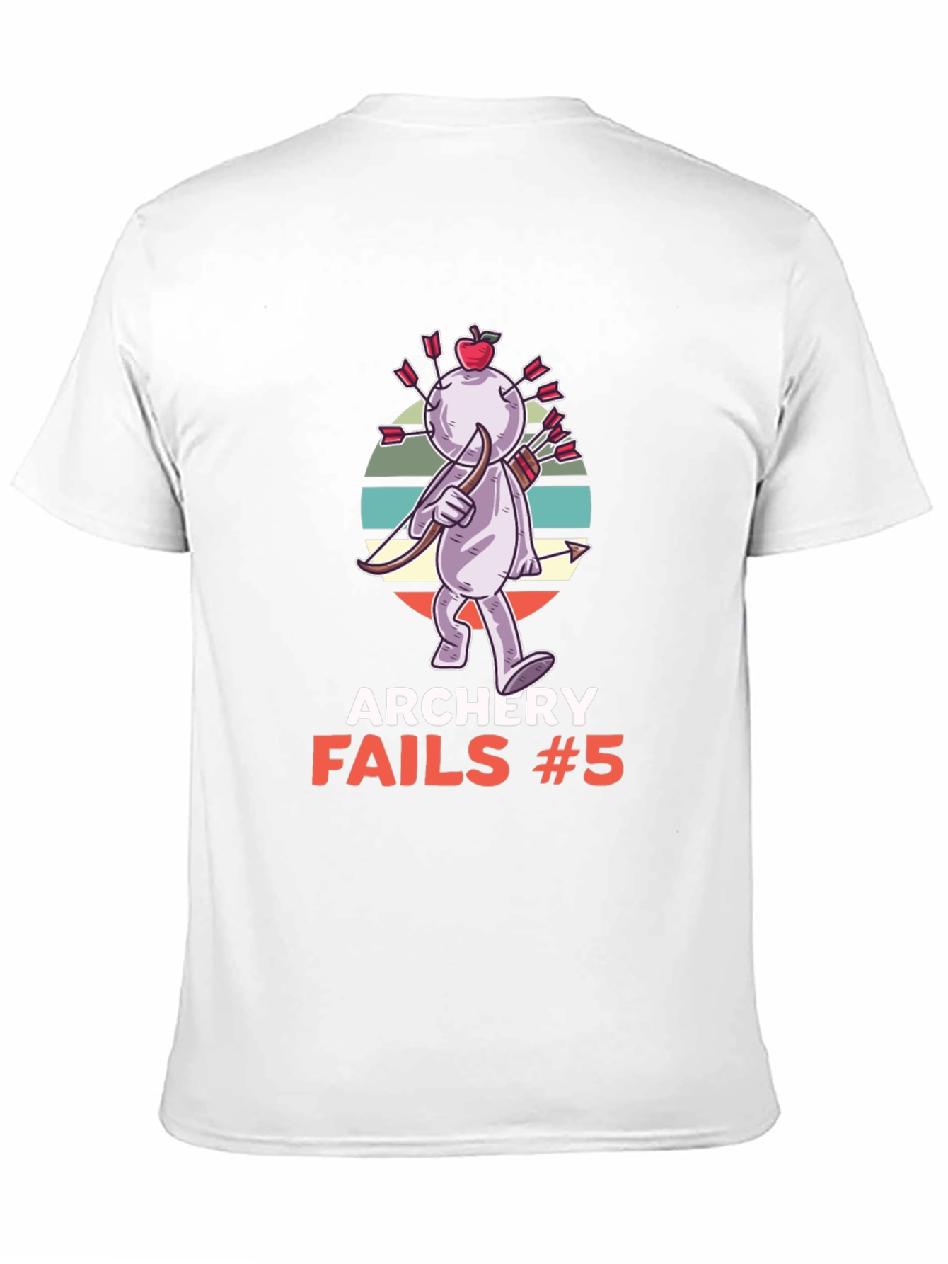 Black Archery Fails #5 T-Shirt - Funny Graphic Tee view 11