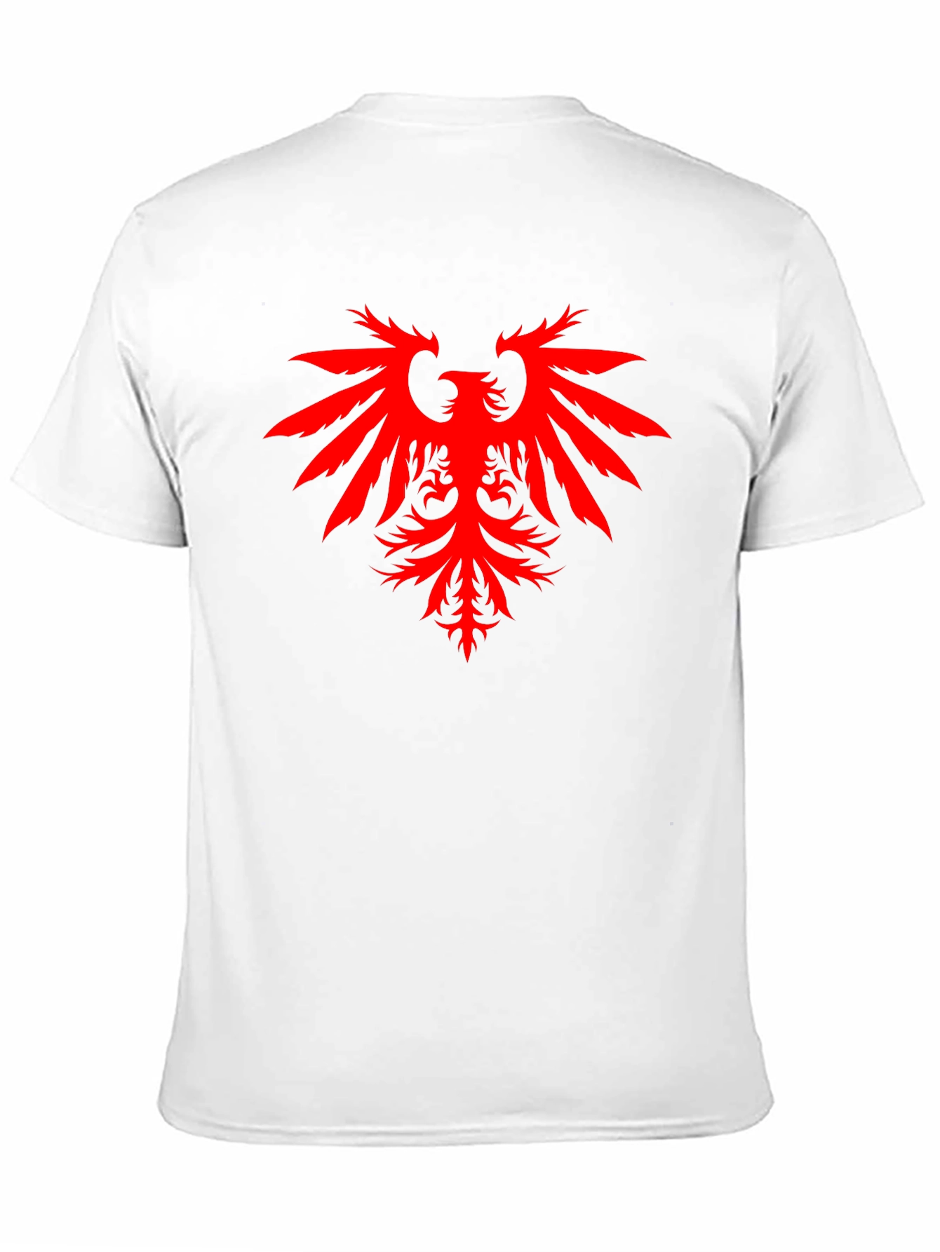 Black Black T-Shirt with Red Eagle Graphic view 11