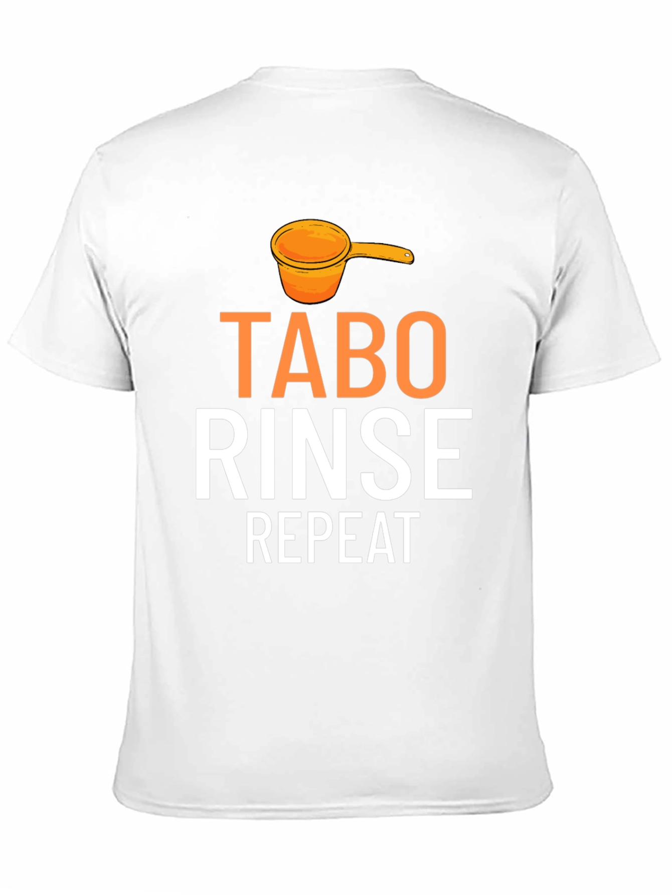 Black Tabo Rinse Repeat Graphic Tee - Novelty Humor Shirt view 11
