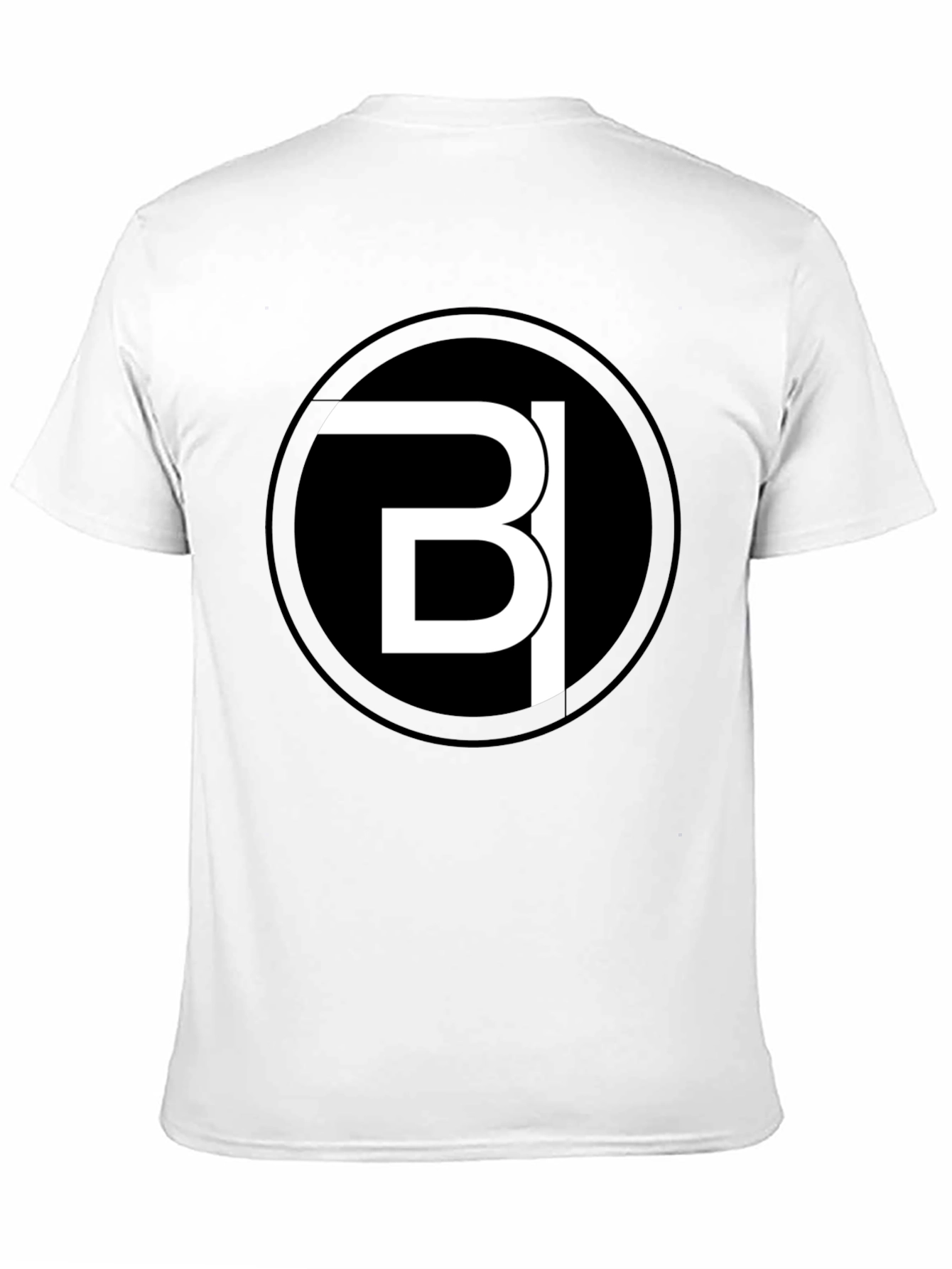 Modern Black Tee with Bold White Logo Design - 11