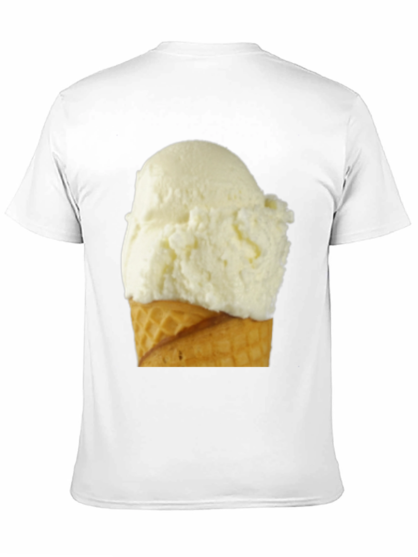 Black Ice Cream Cone Graphic Tee - Casual Black T-Shirt view 11