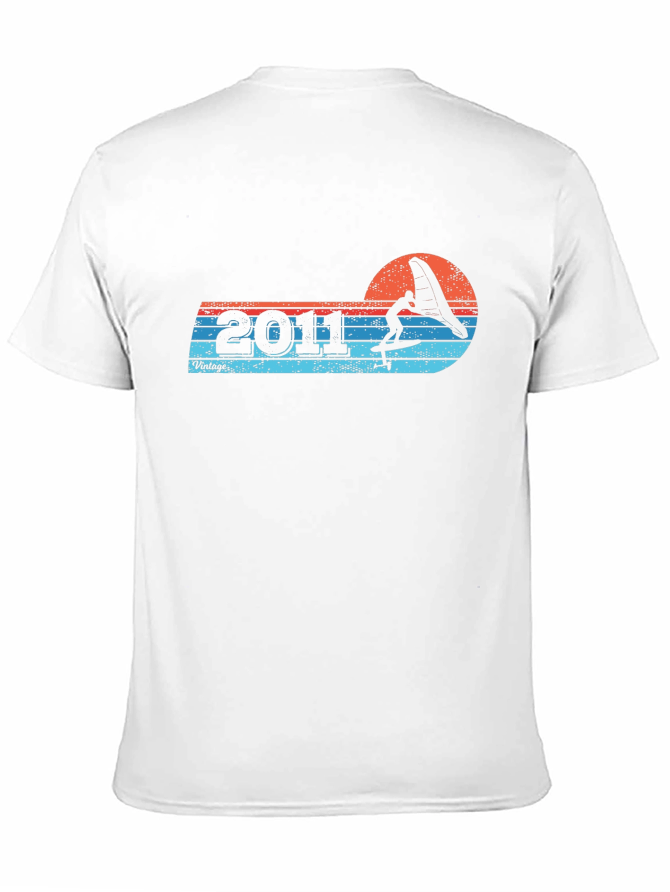 Black Vintage 2011 Kitesurfing T-Shirt view 11