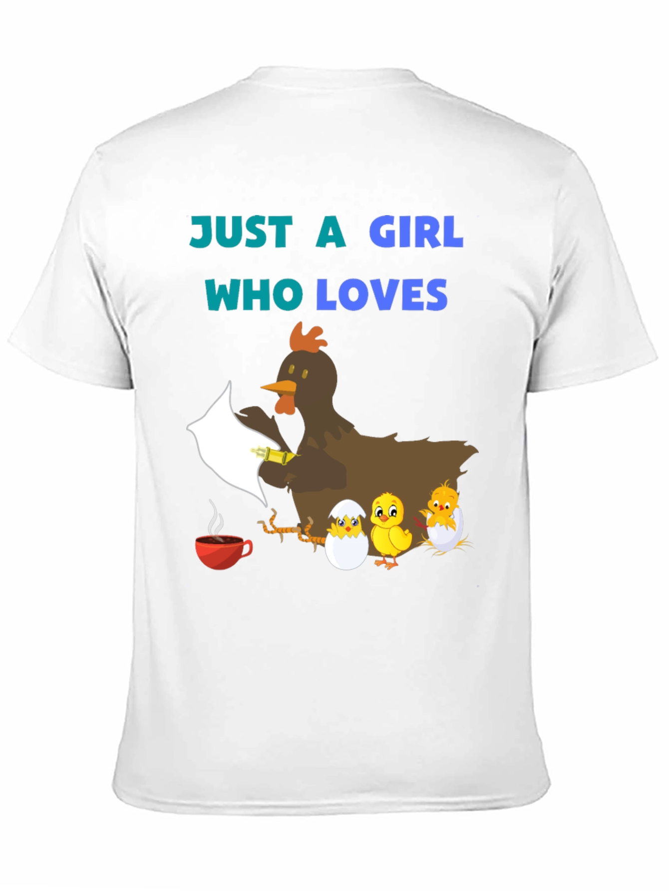 Black Girl Who Loves Chicken T-Shirt view 11
