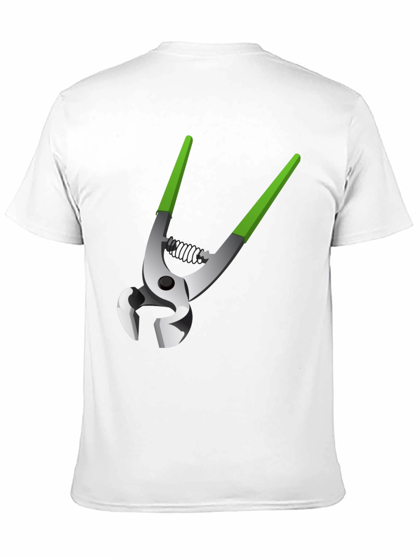 Black Novelty Pliers Graphic Tee - Black Cotton Blend view 11