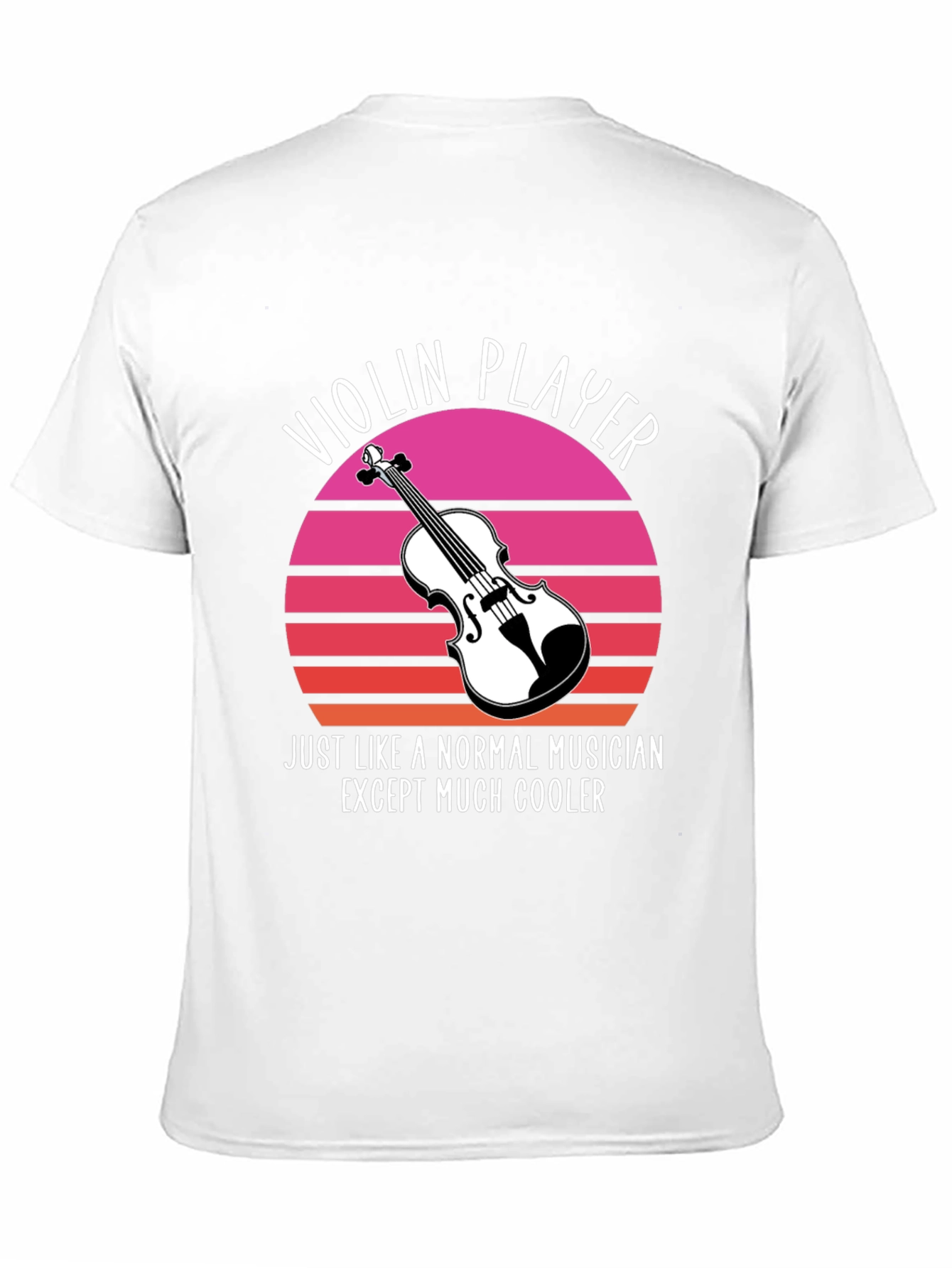 Black Violin Player T-Shirt: Musician Cool Graphic Tee view 11
