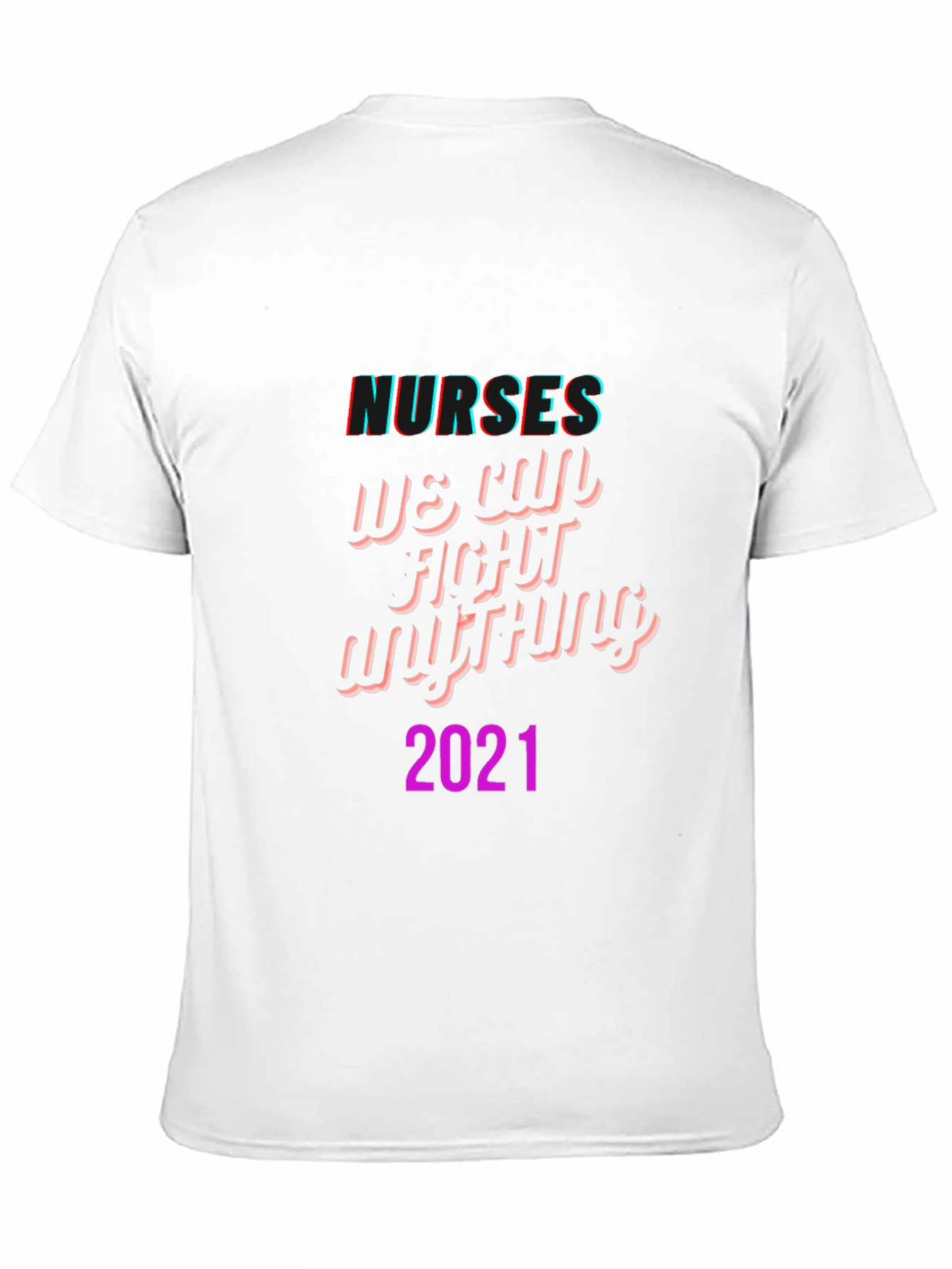 Black Nurses We Can Fight Anything Graphic Tee view 11