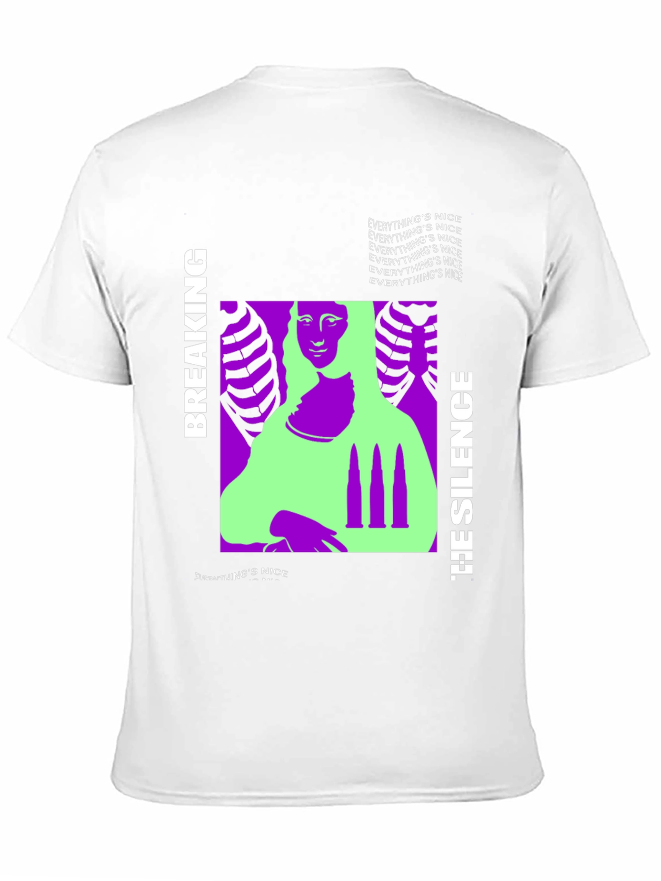 Black Breaking the Silence Graphic Tee view 11