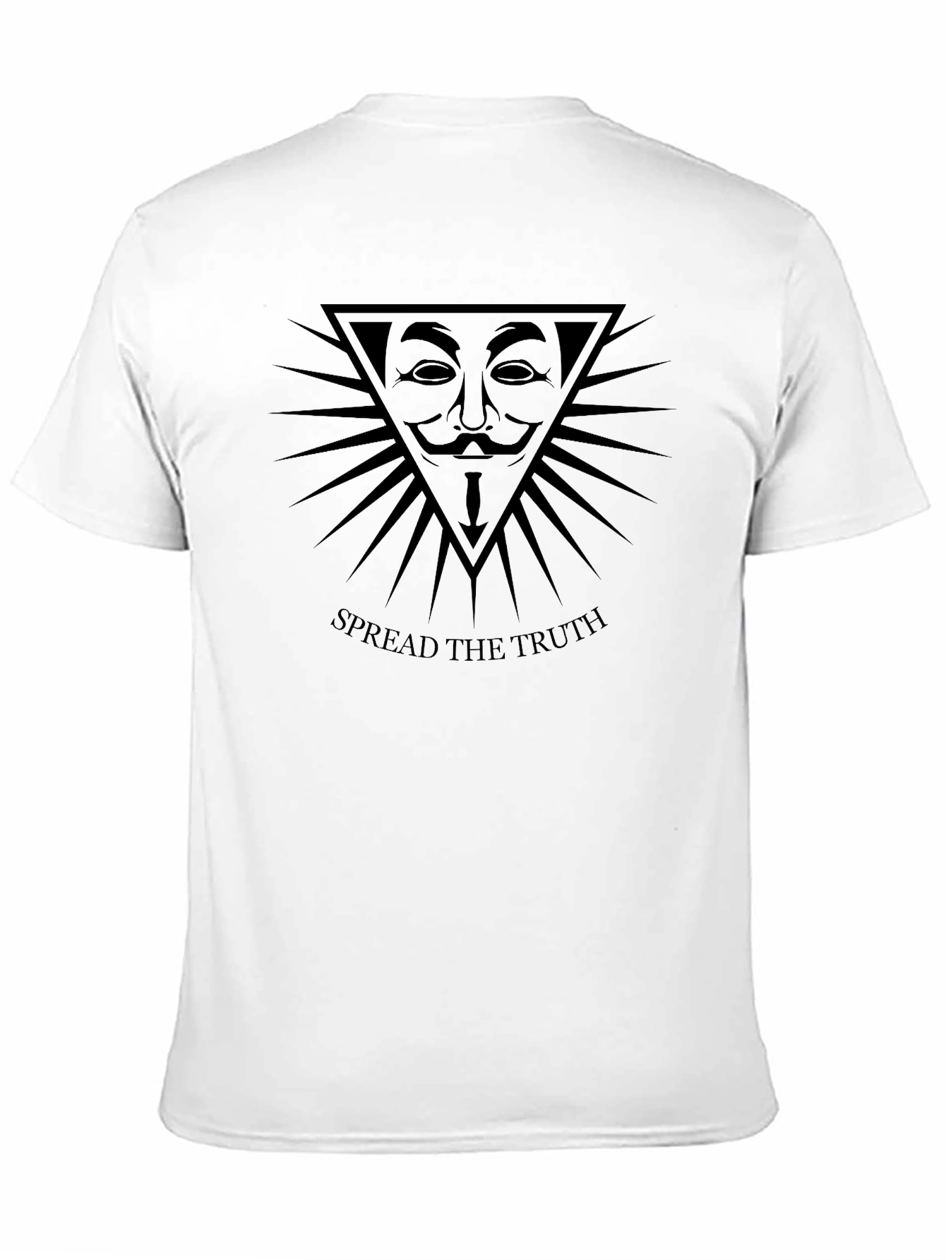 Black Anonymous "Spread The Truth" Graphic Tee view 11