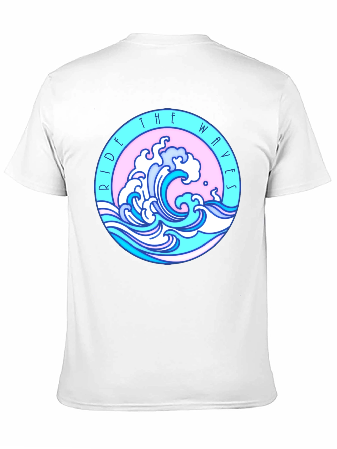 Black Ride The Waves Black Graphic Tee view 11