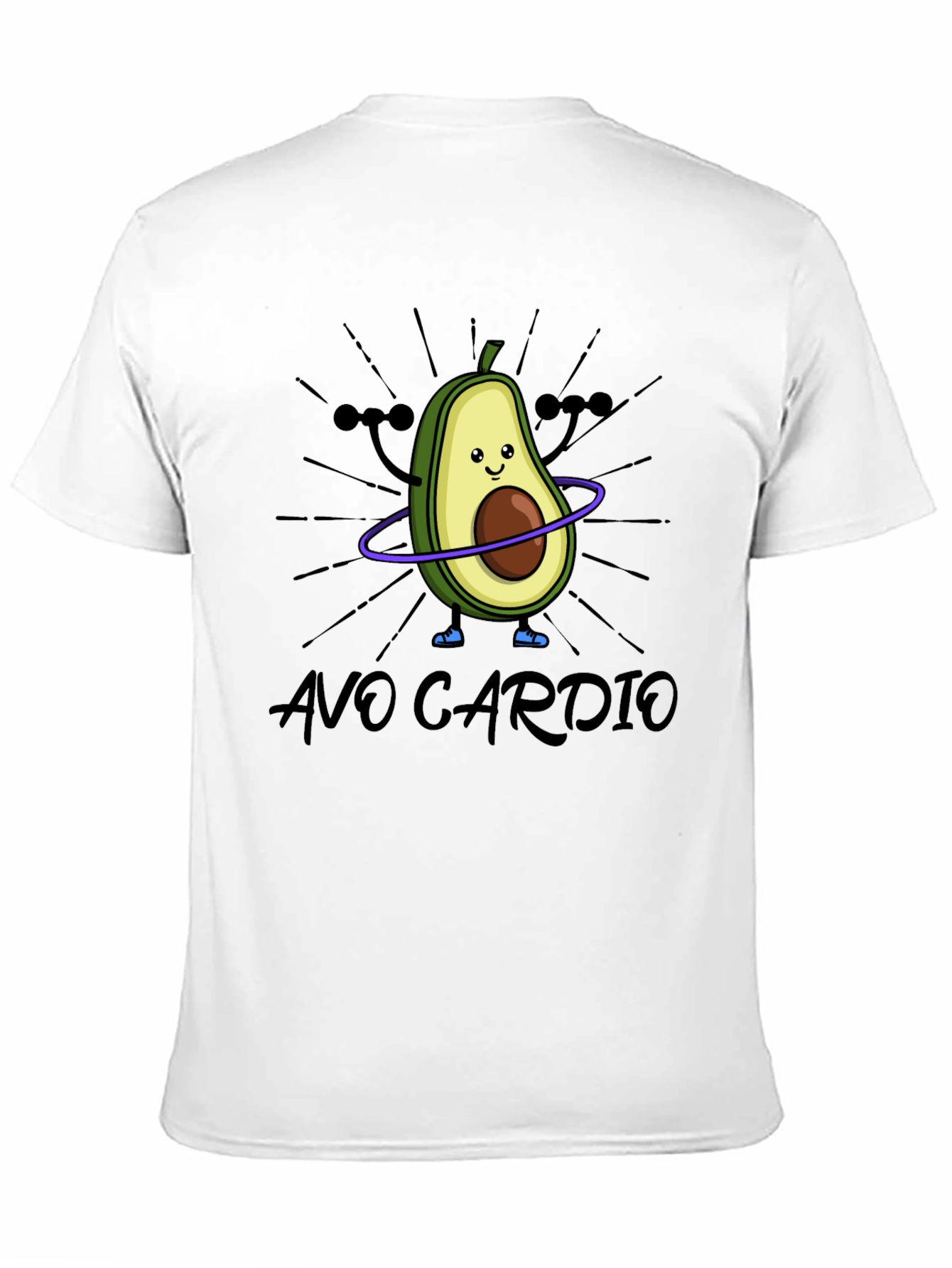 Black Avo Cardio Black T-Shirt view 11