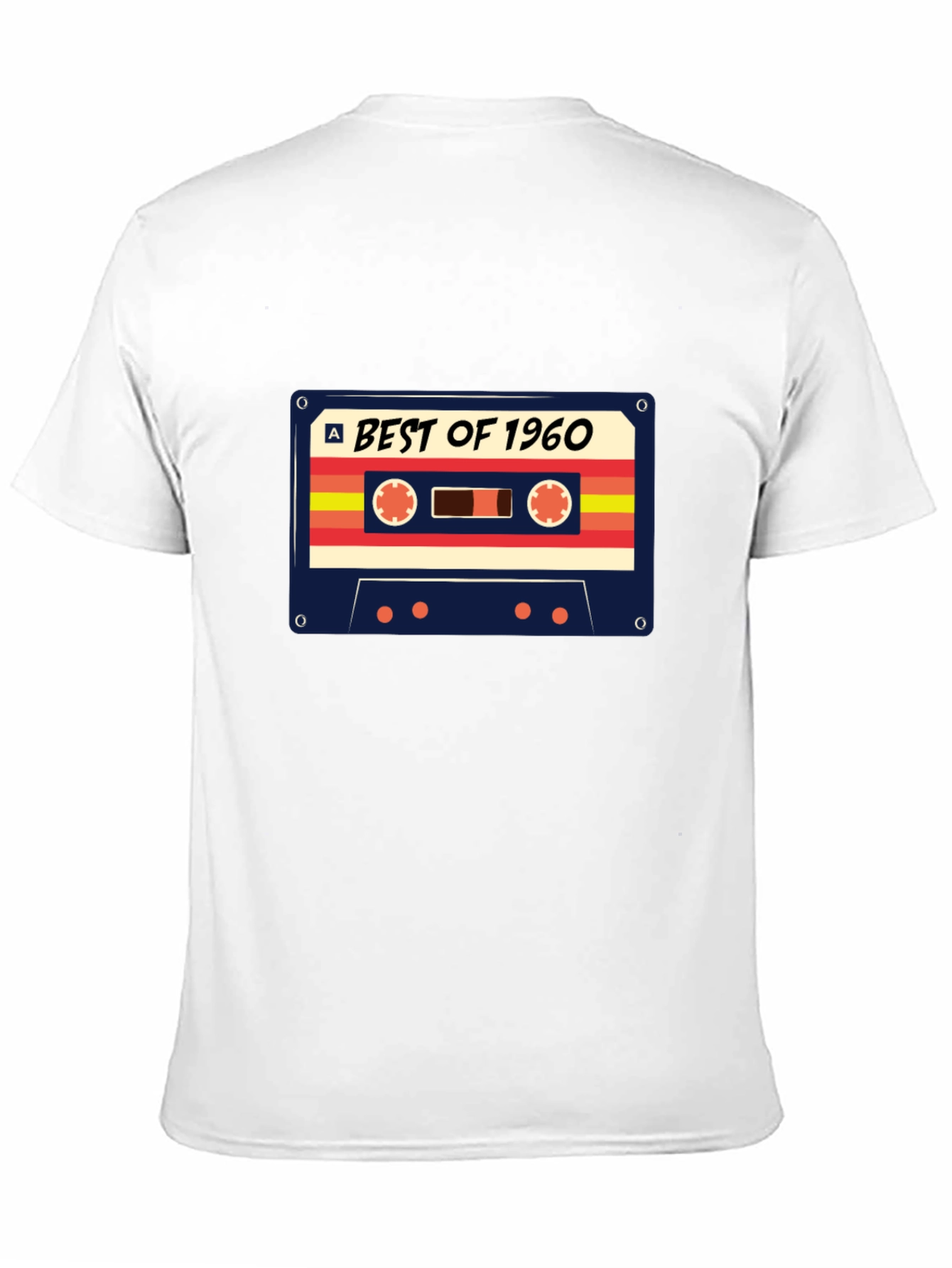 Black Best of 1960 Cassette Graphic T-Shirt view 11