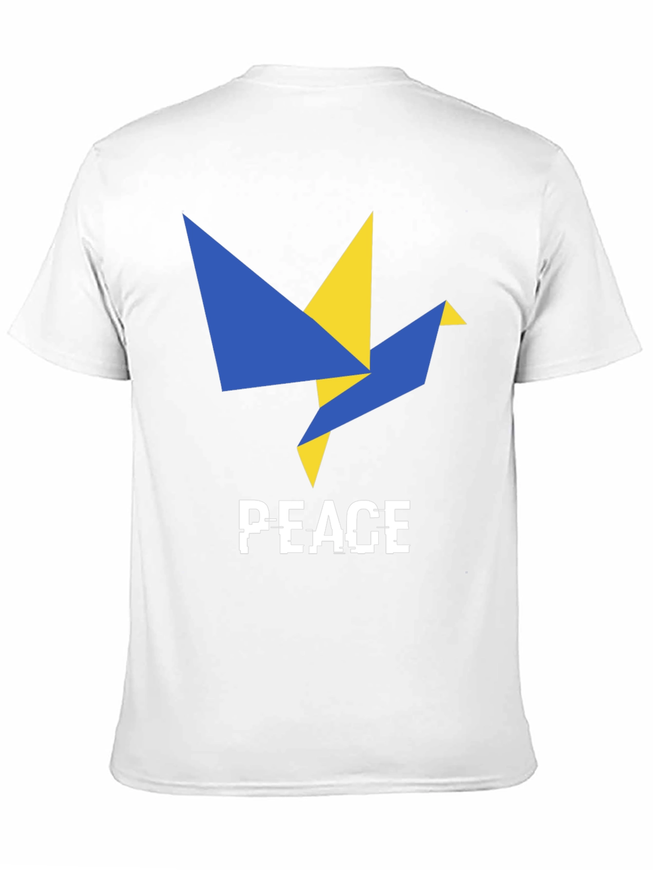 Black Peace Dove Graphic T-Shirt - Ukraine Support view 11