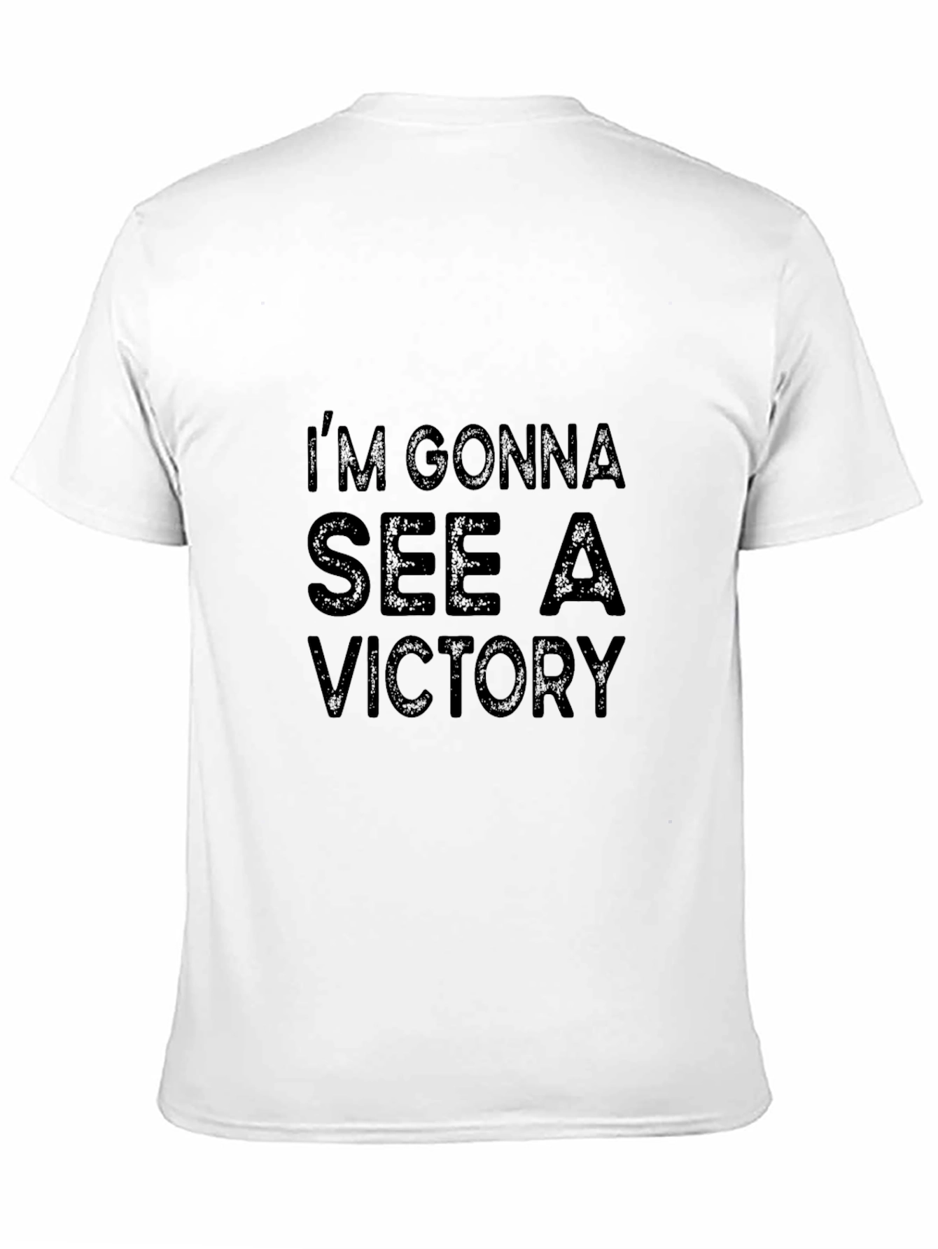 Black I'm Gonna See A Victory Black T-Shirt view 11
