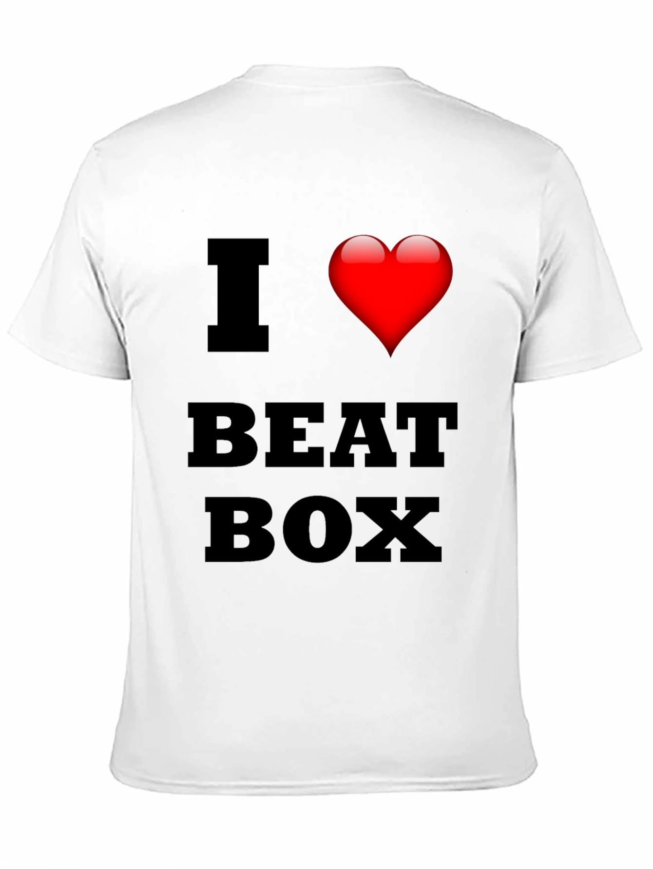 Black I Heart Beat Box Graphic Tee - Stylish Music Lover T-Shirt view 11