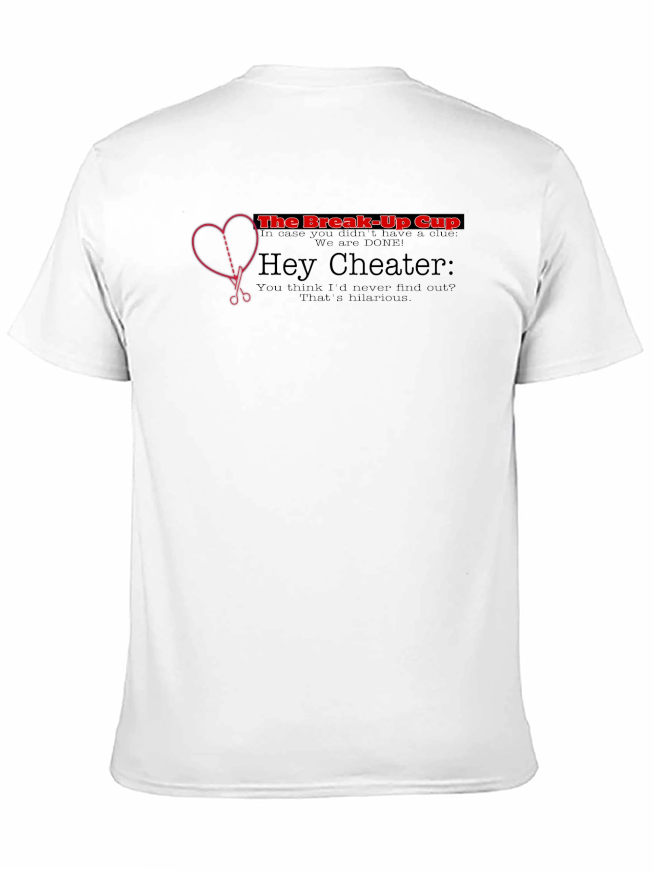 Black The Break-Up Cup T-Shirt view 11