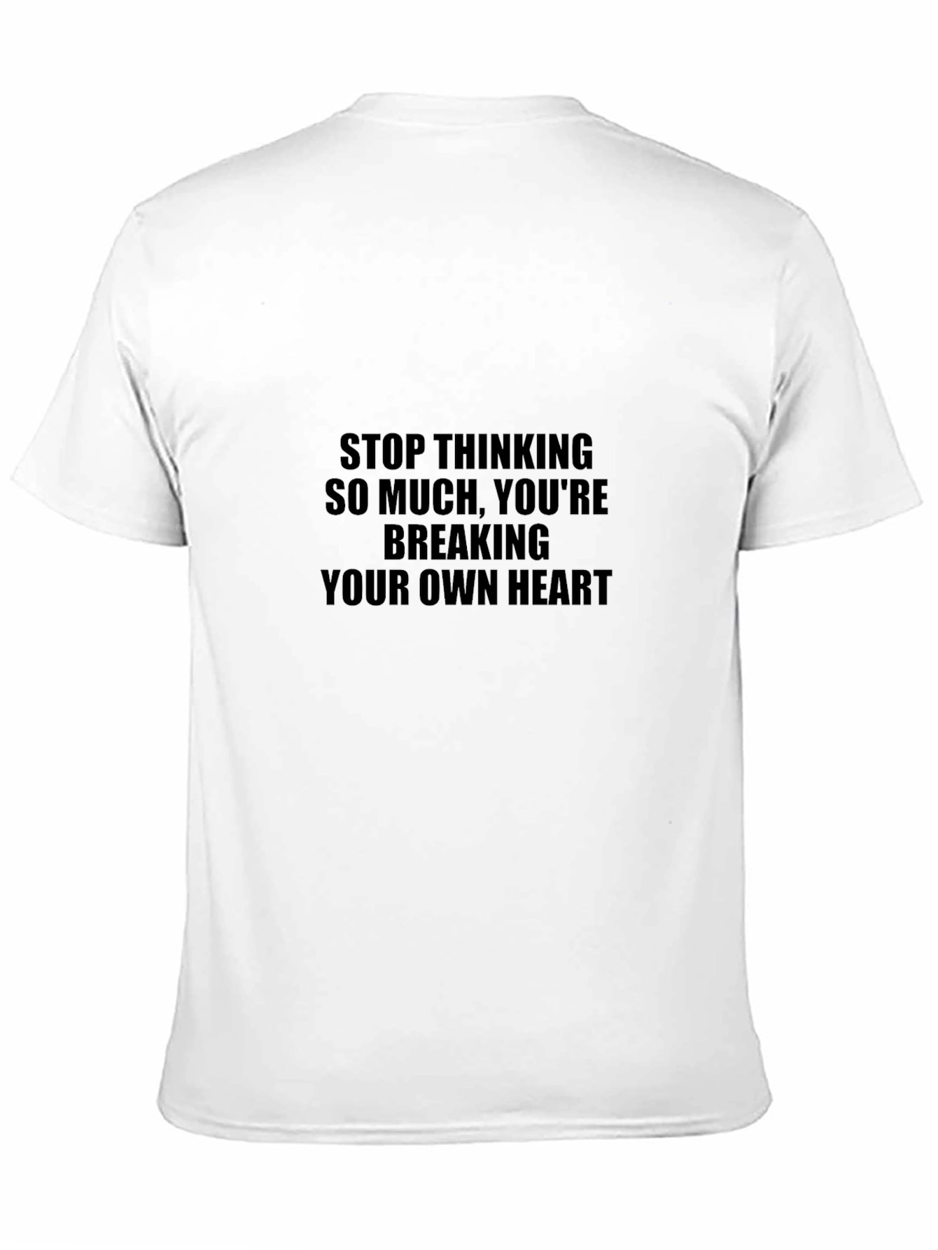 Black Contemplative Black Tee - Stop Thinking So Much view 11