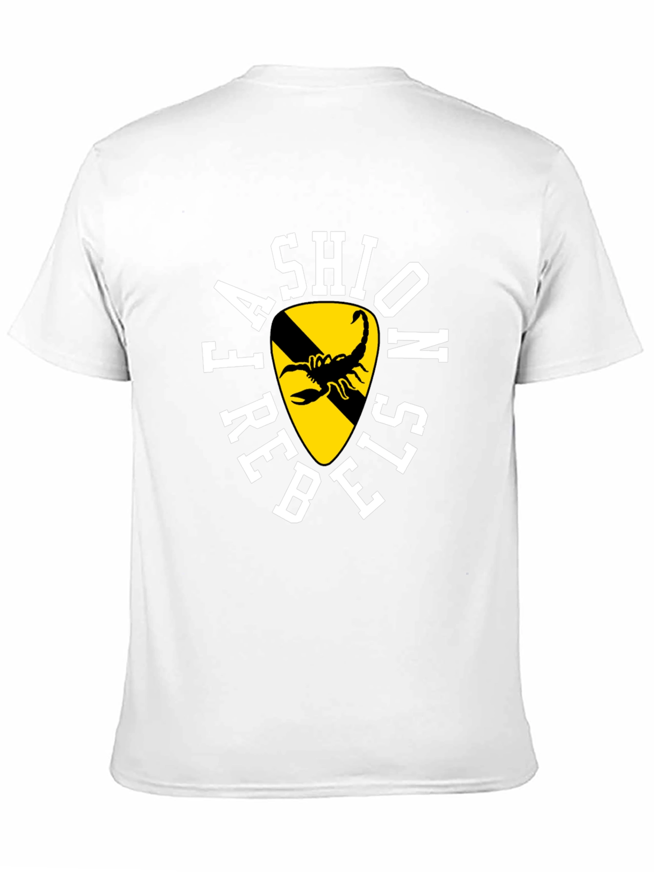 Black Fashion Rebels T-Shirt - Black Scorpion Design view 11