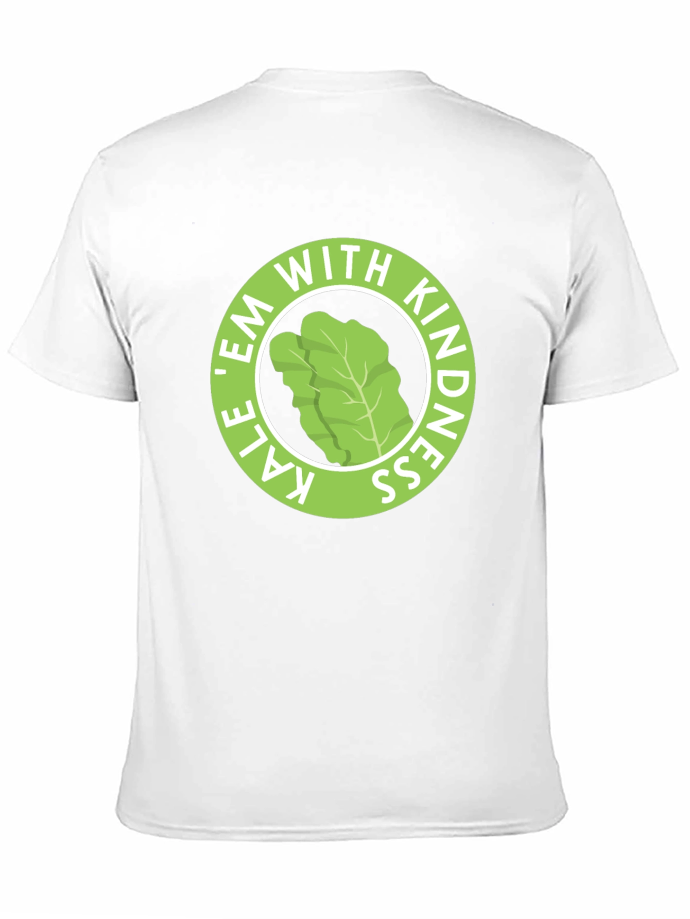 Black Kale 'Em With Kindness Black T-Shirt view 11