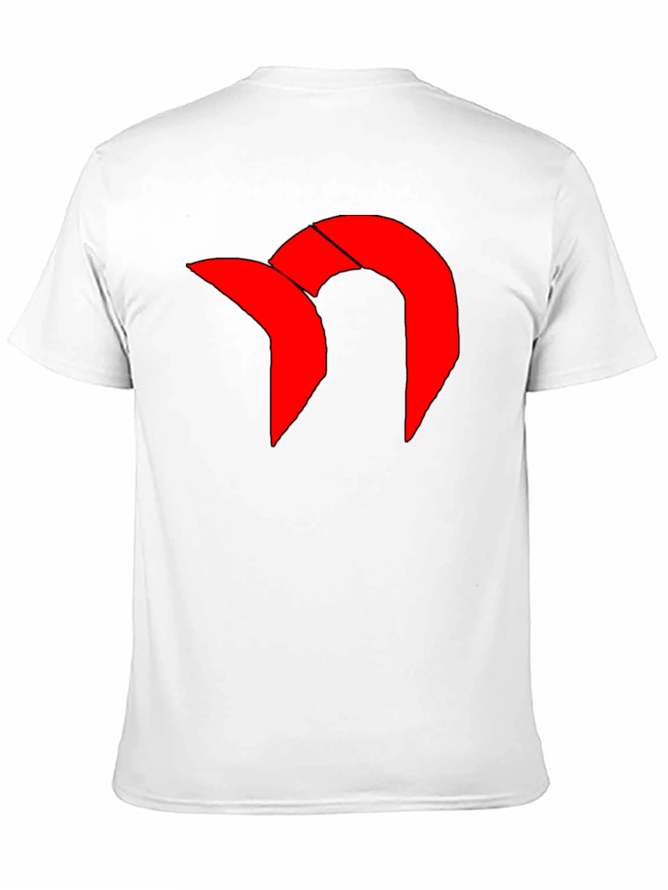 Black Bold Graphic Tee - Red Icon on Black view 11