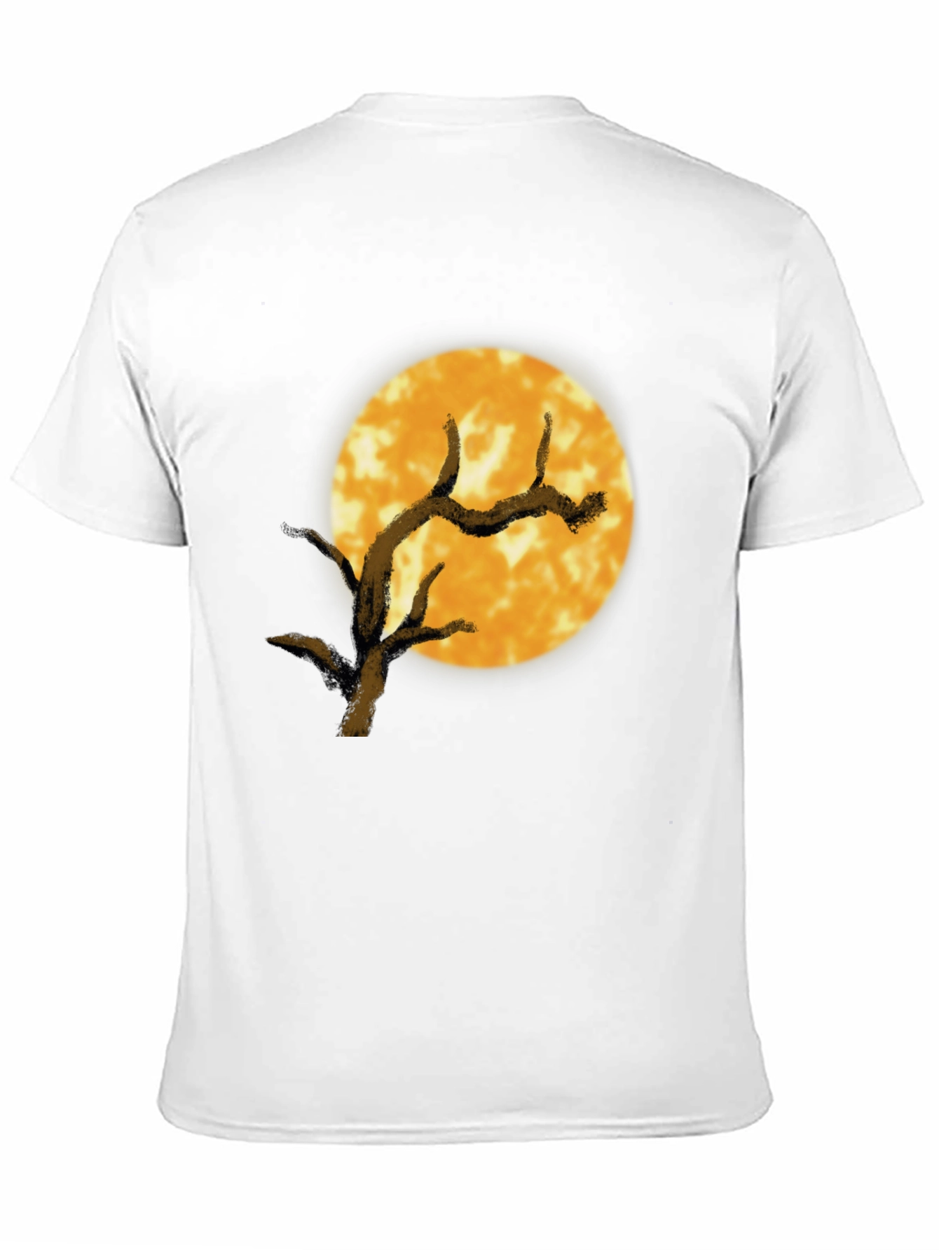 Black Full Moon Tree Graphic Tee - Black view 11