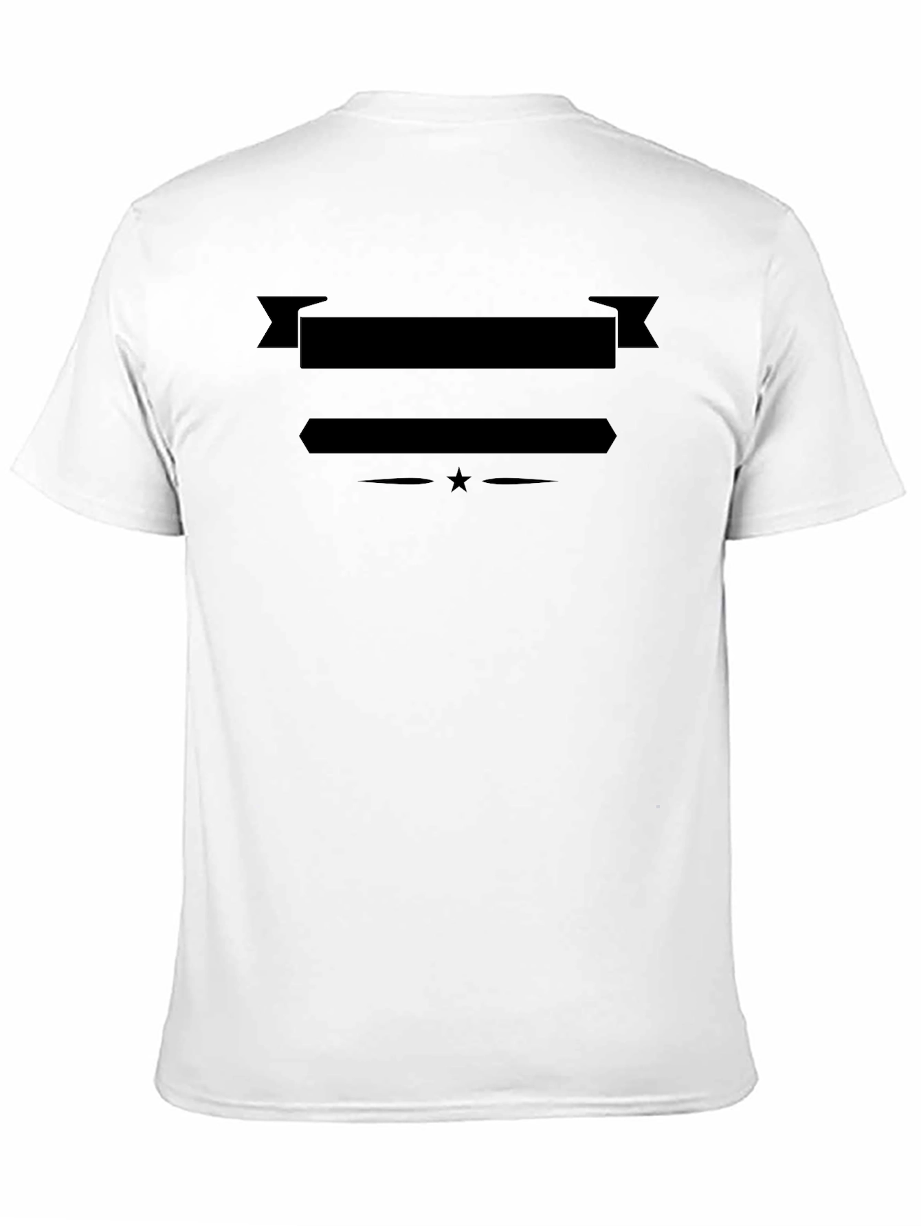 Black Men's Solid Black Crew Neck T-Shirt view 11