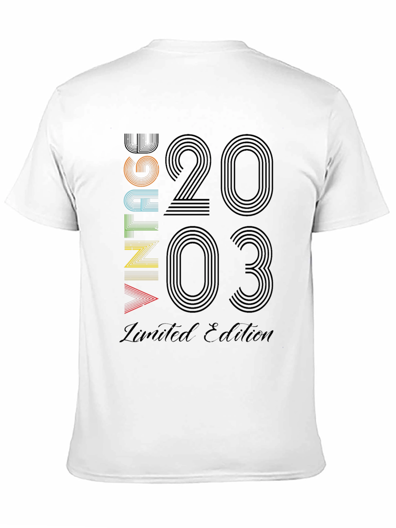 Black Vintage 2003 Limited Edition Black T-Shirt view 11