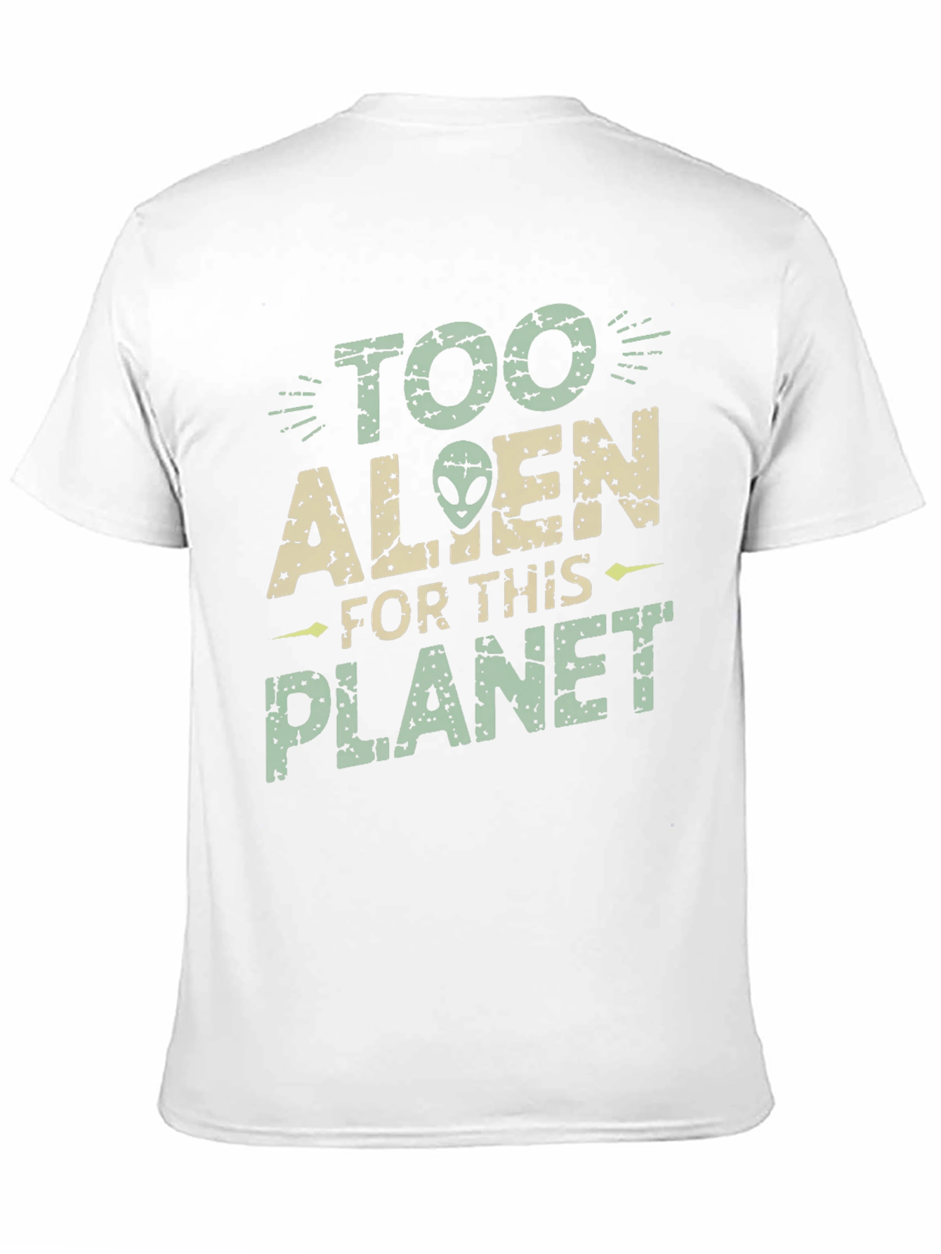 Black Too Alien for This Planet Graphic Tee view 11
