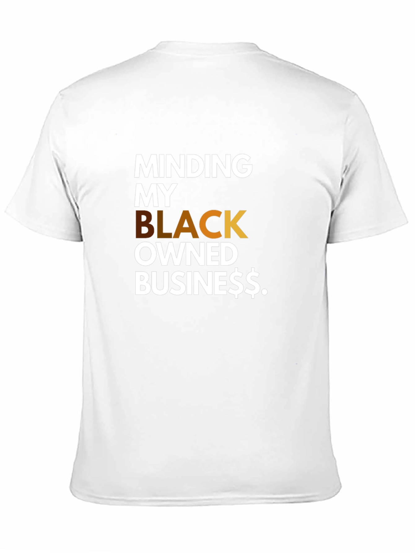 Black Minding My Black Owned Business T-Shirt view 11