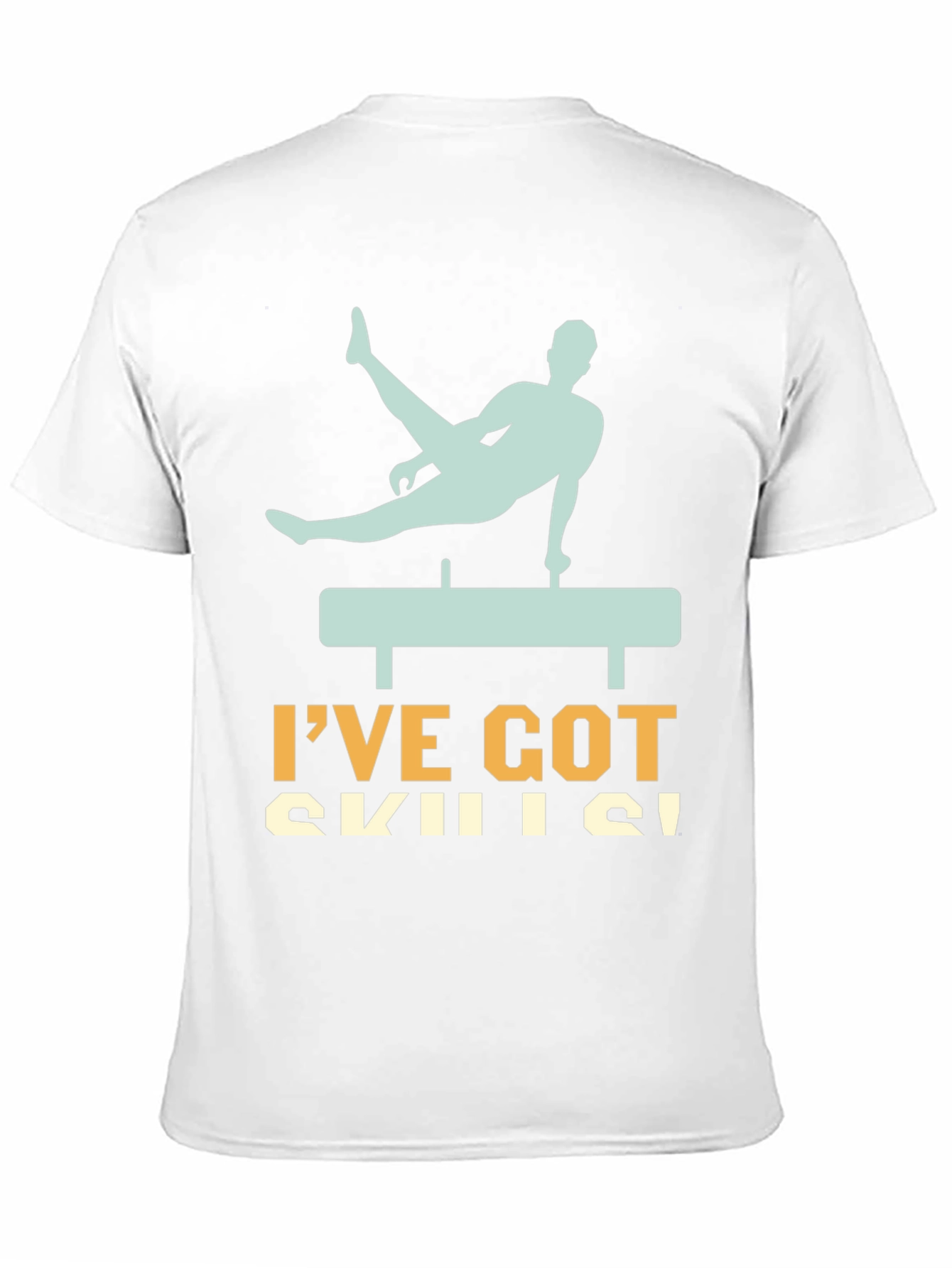 Black Gymnastics Skills T-Shirt view 11
