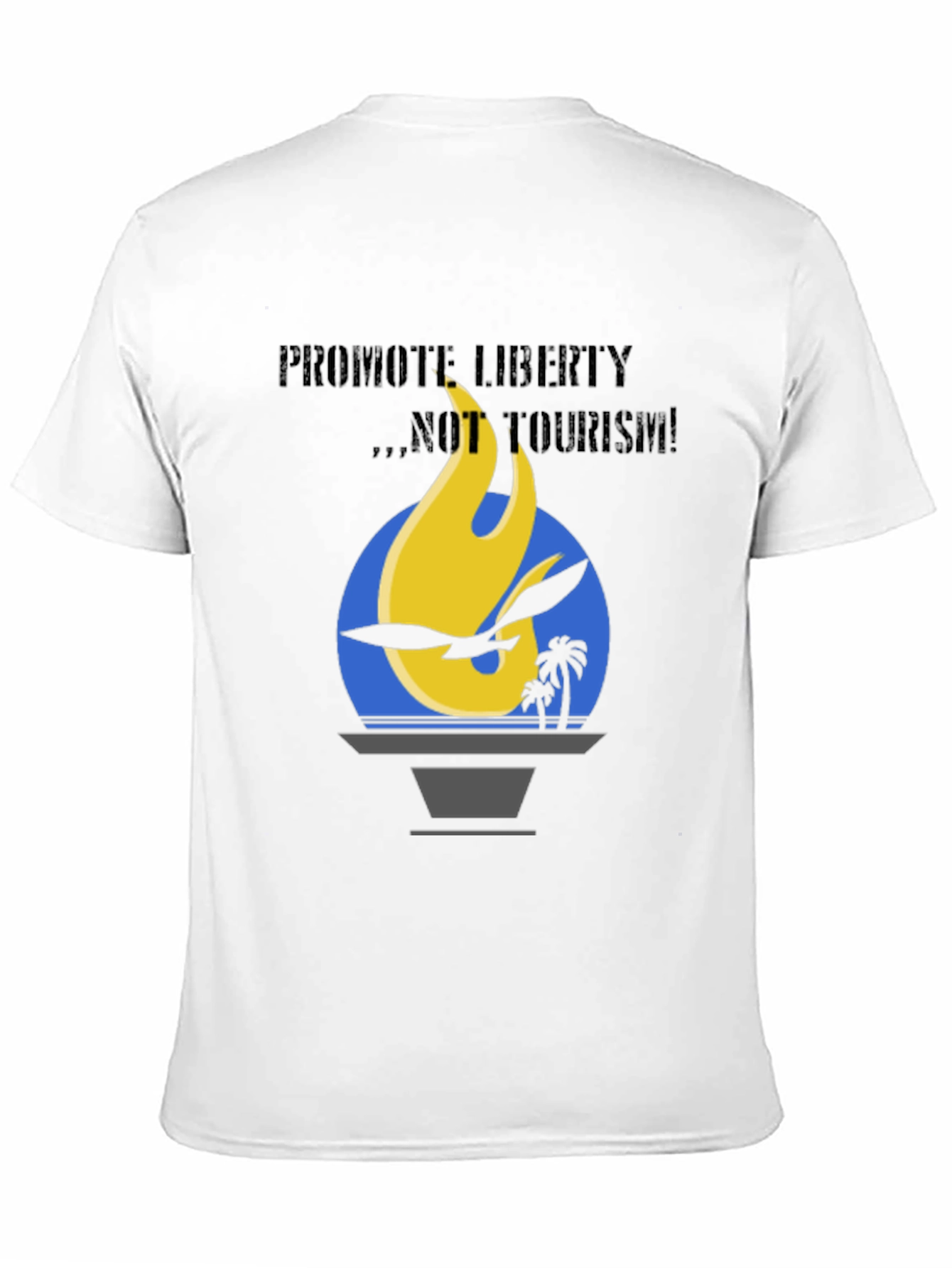 Black Promote Liberty Graphic T-Shirt view 11