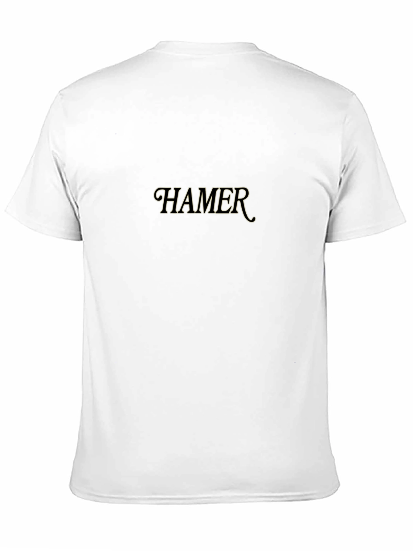 Black HAMER Graphic Print Black T-Shirt view 11