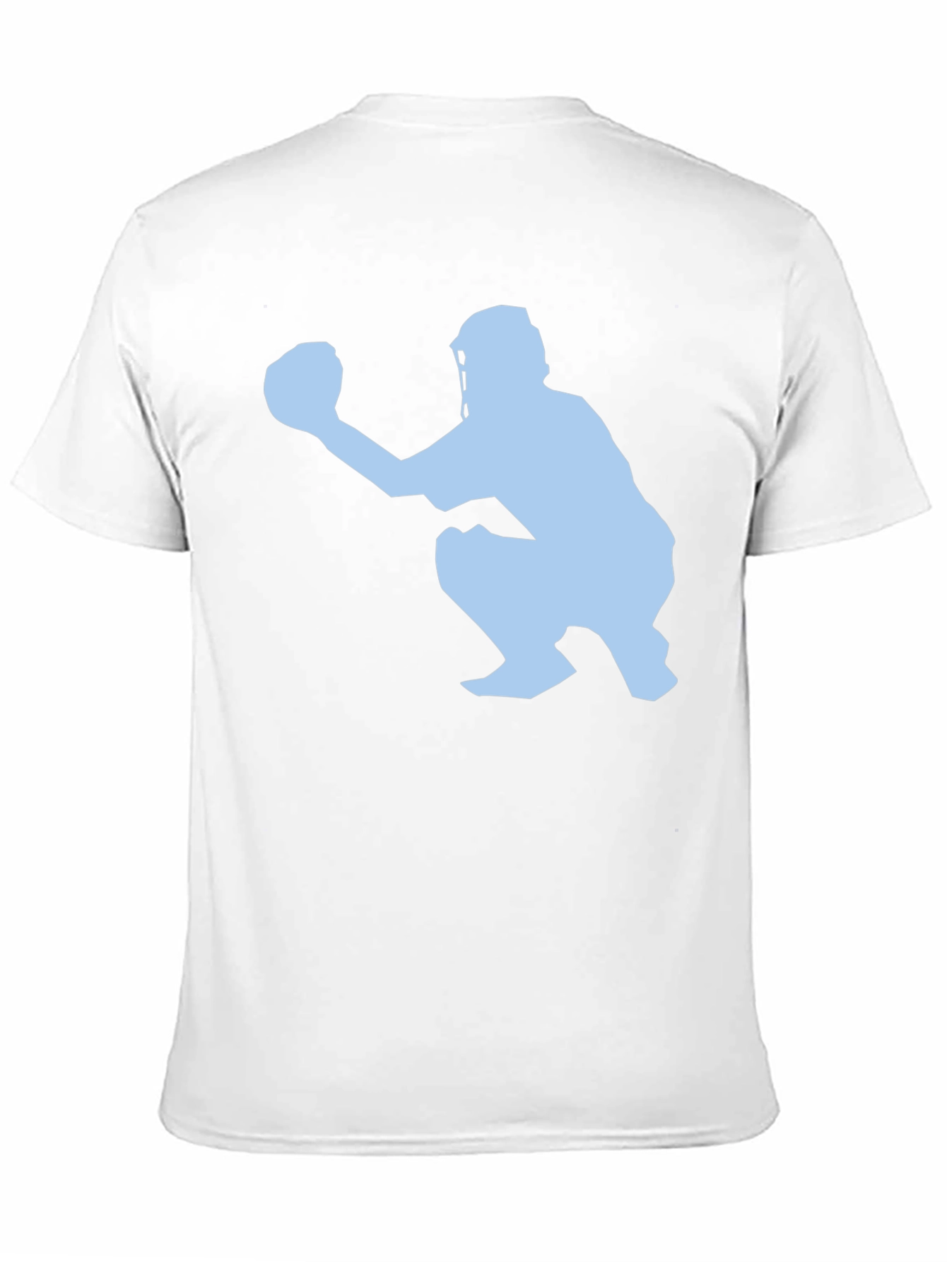 Black Baseball Catcher Graphic Tee - Black view 11