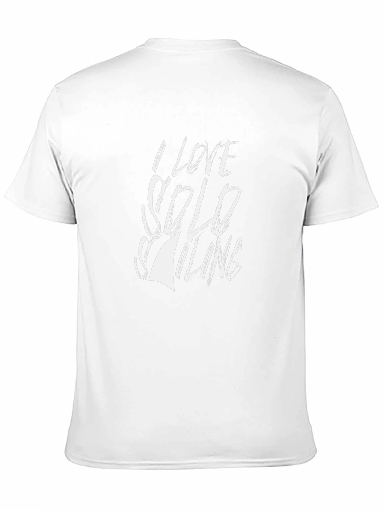 Black I Love Solo Sailing Black T-Shirt view 11