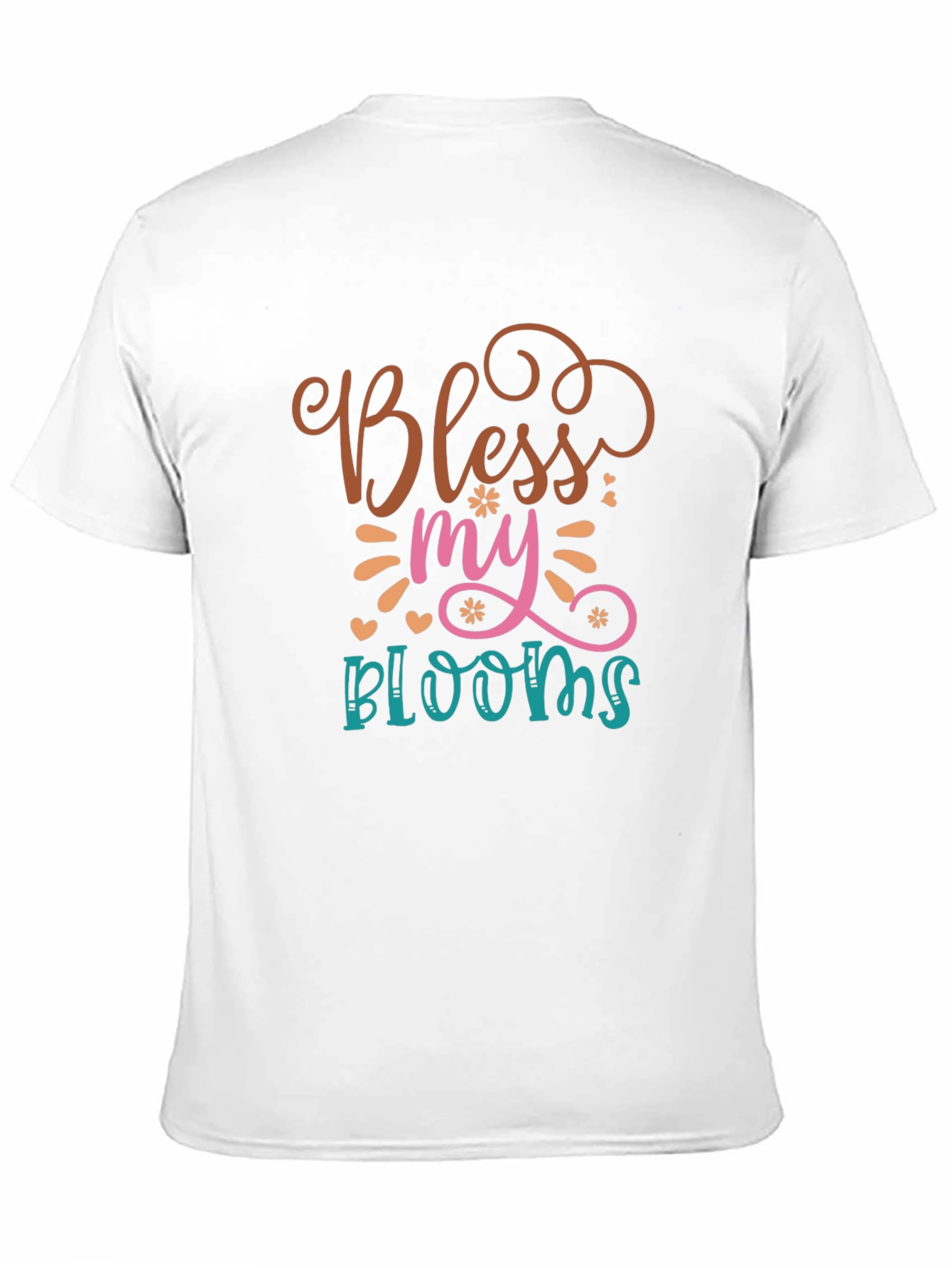 Black Bless My Blooms T-Shirt - Graphic Tee view 11