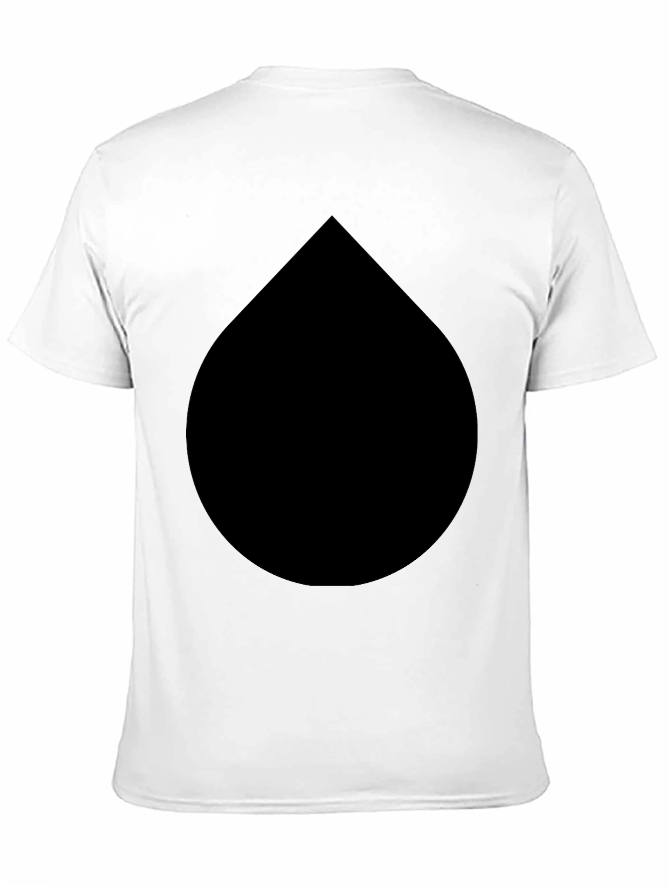 Black Black Drop Graphic Tee - Modern Minimalist Style view 11