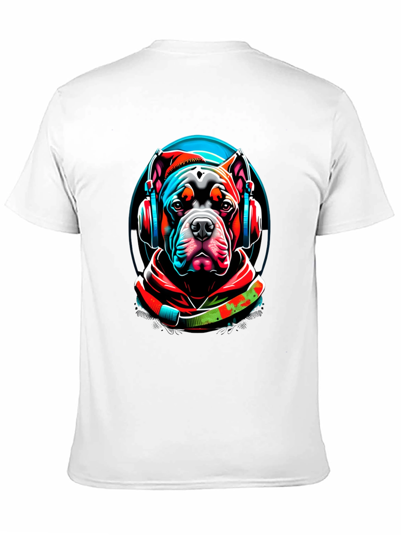 Black Dog DJ Graphic T-Shirt - Cool Canine Style view 11