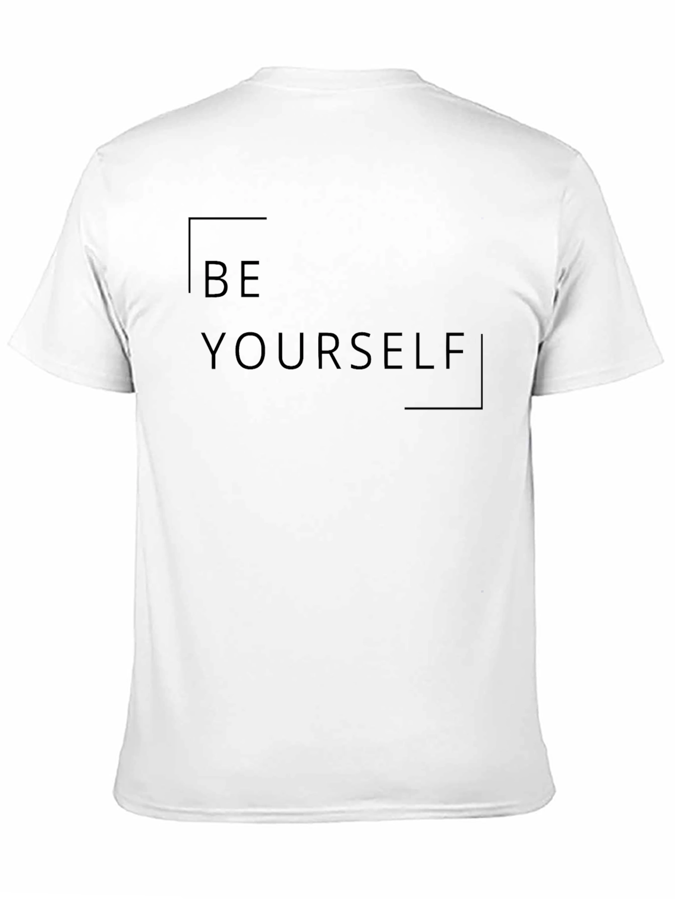 Black Be Yourself Black Graphic Tee view 11