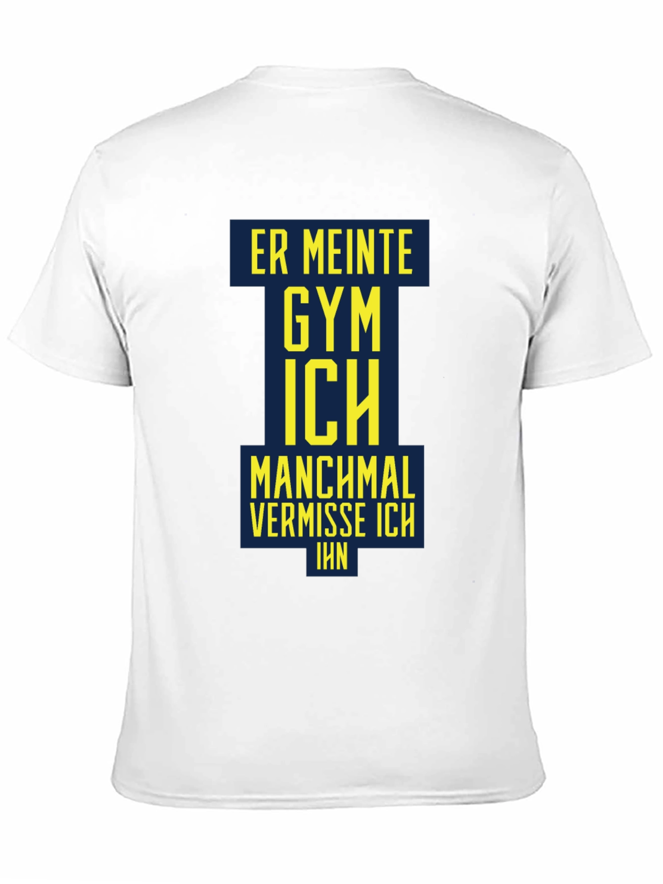 Black Men's Black Graphic T-Shirt - Gym Humor view 11