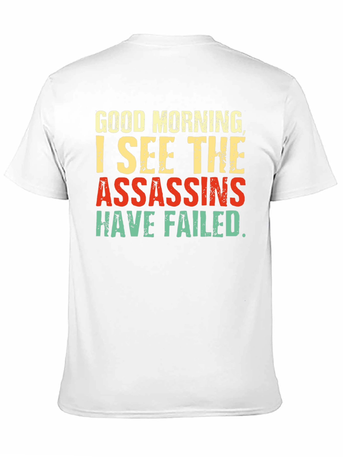 Black Funny Assassins Failed Graphic Tee view 11