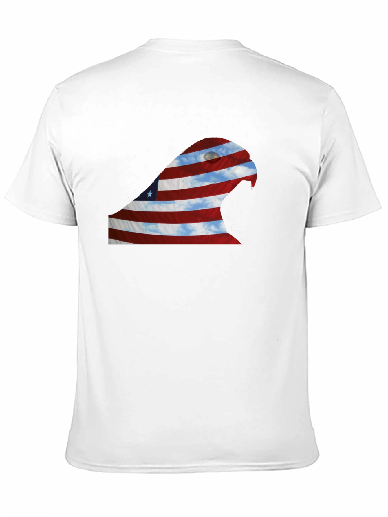 Black American Flag Eagle Graphic Tee view 11