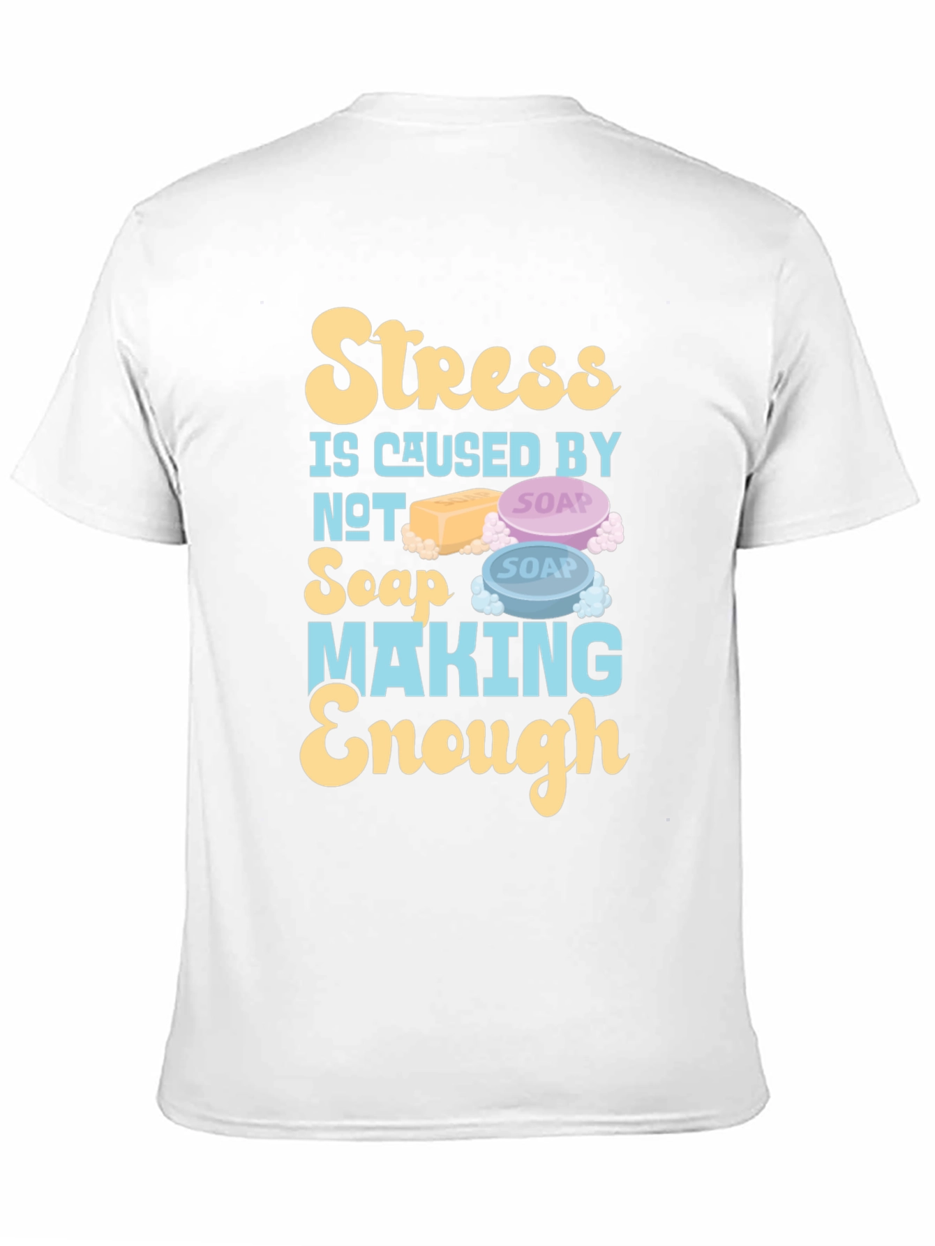 Black Soap Making T-Shirt Stress Relief Funny Gift Tee view 11