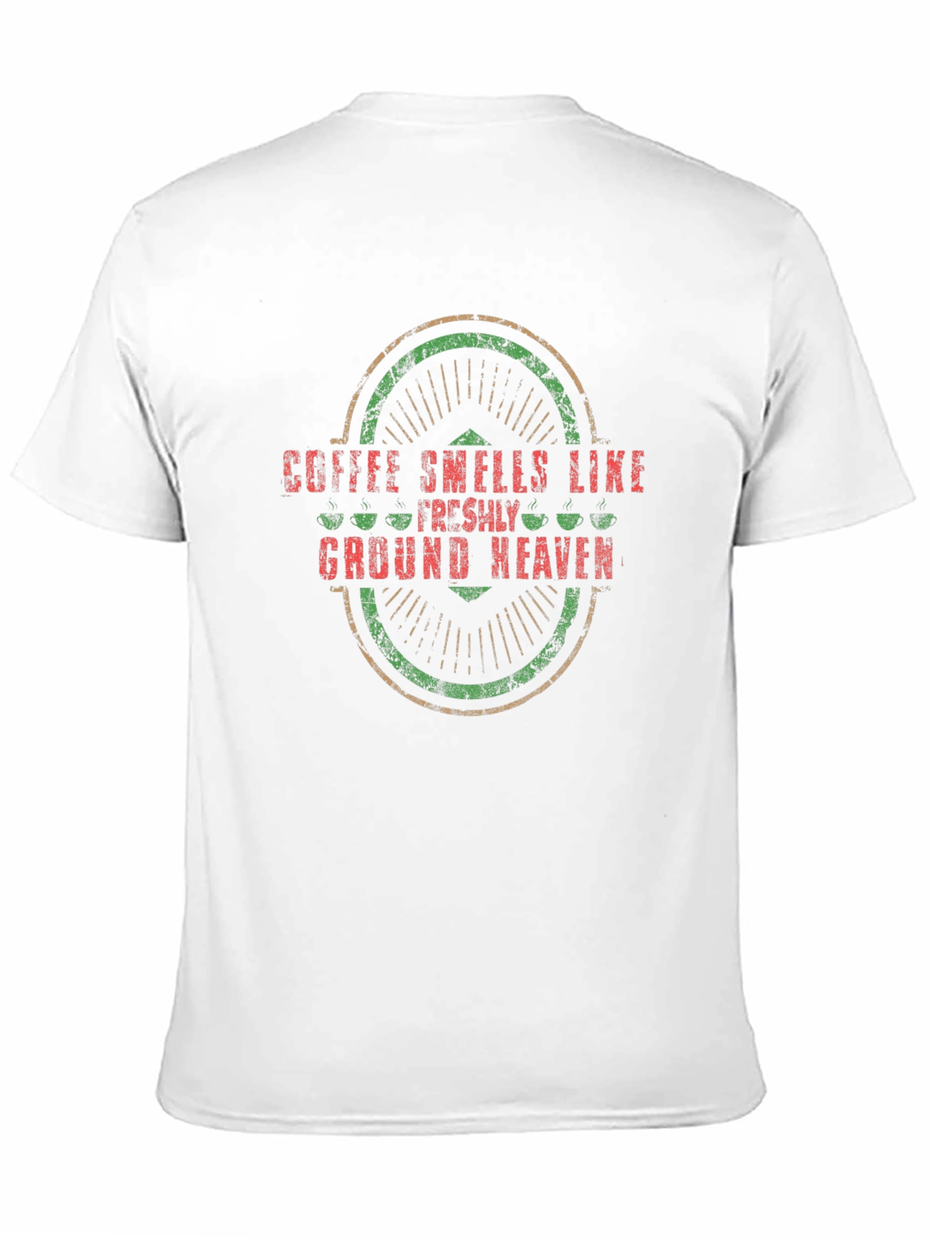 Black Coffee Smells Like Ground Heaven Graphic Tee view 11