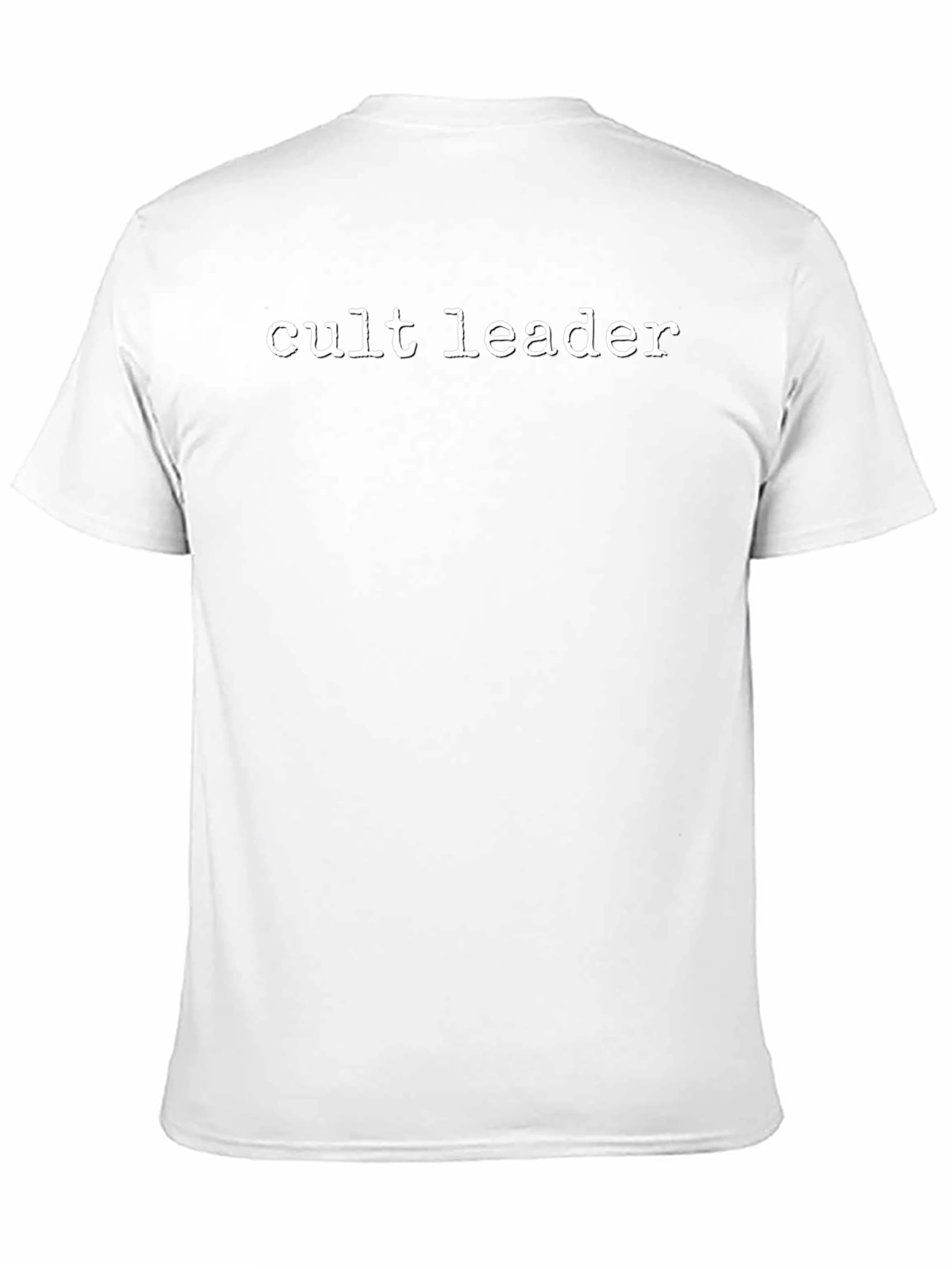 Black Cult Leader Graphic T-Shirt - Bold Statement Tee view 11