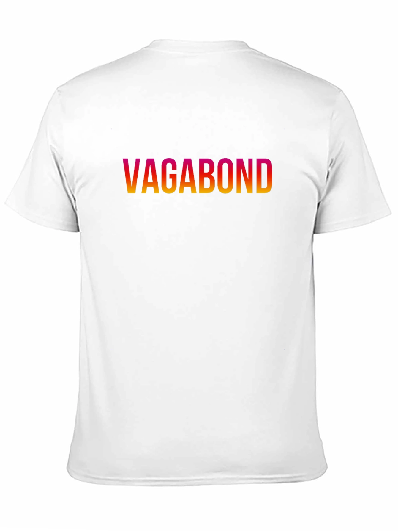 Black Vagabond Gradient Text Tee view 11