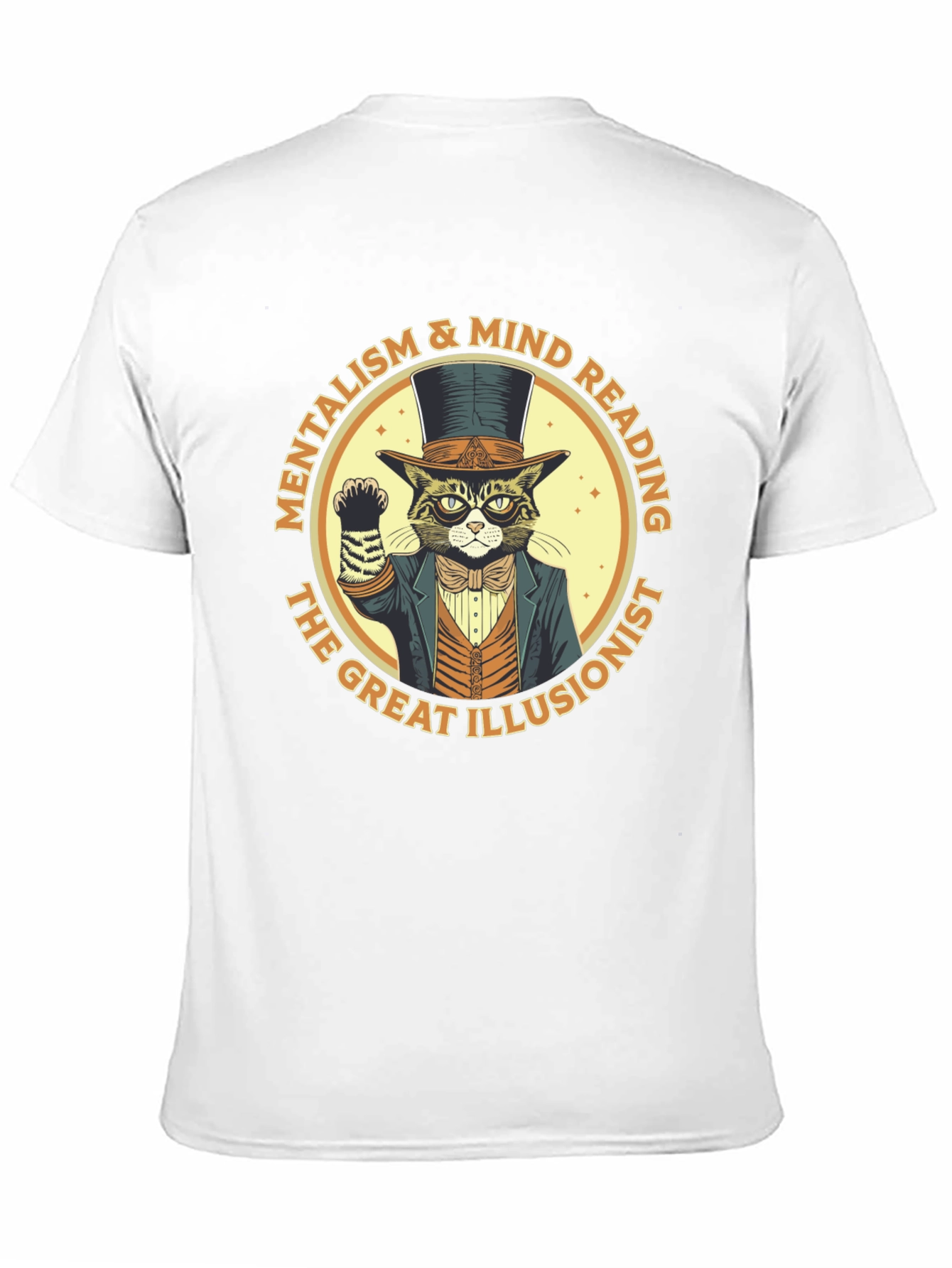 Black Mentalism & Mind Reading Cat T-Shirt view 11