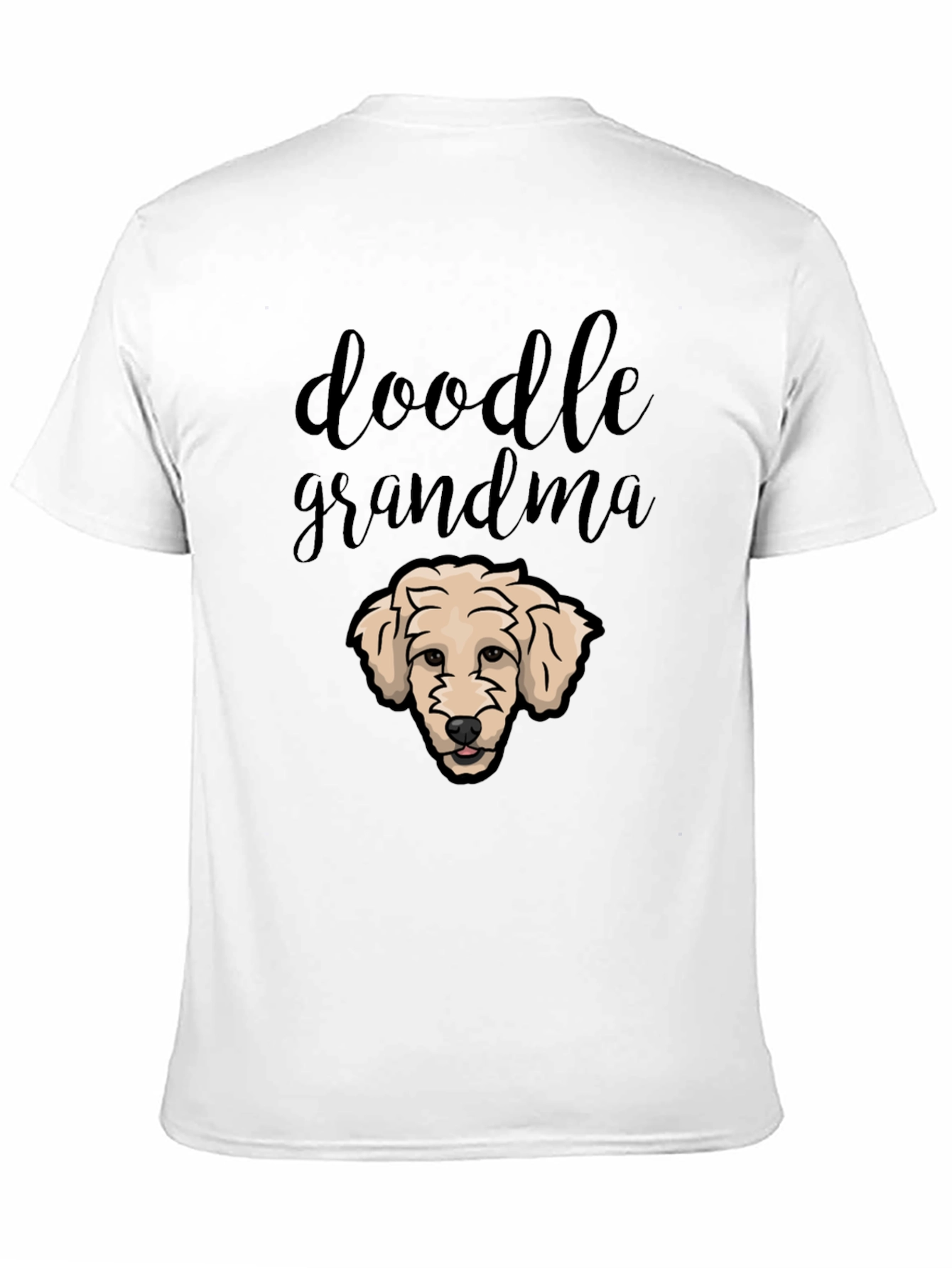 Black Doodle Grandma Dog T-Shirt view 11