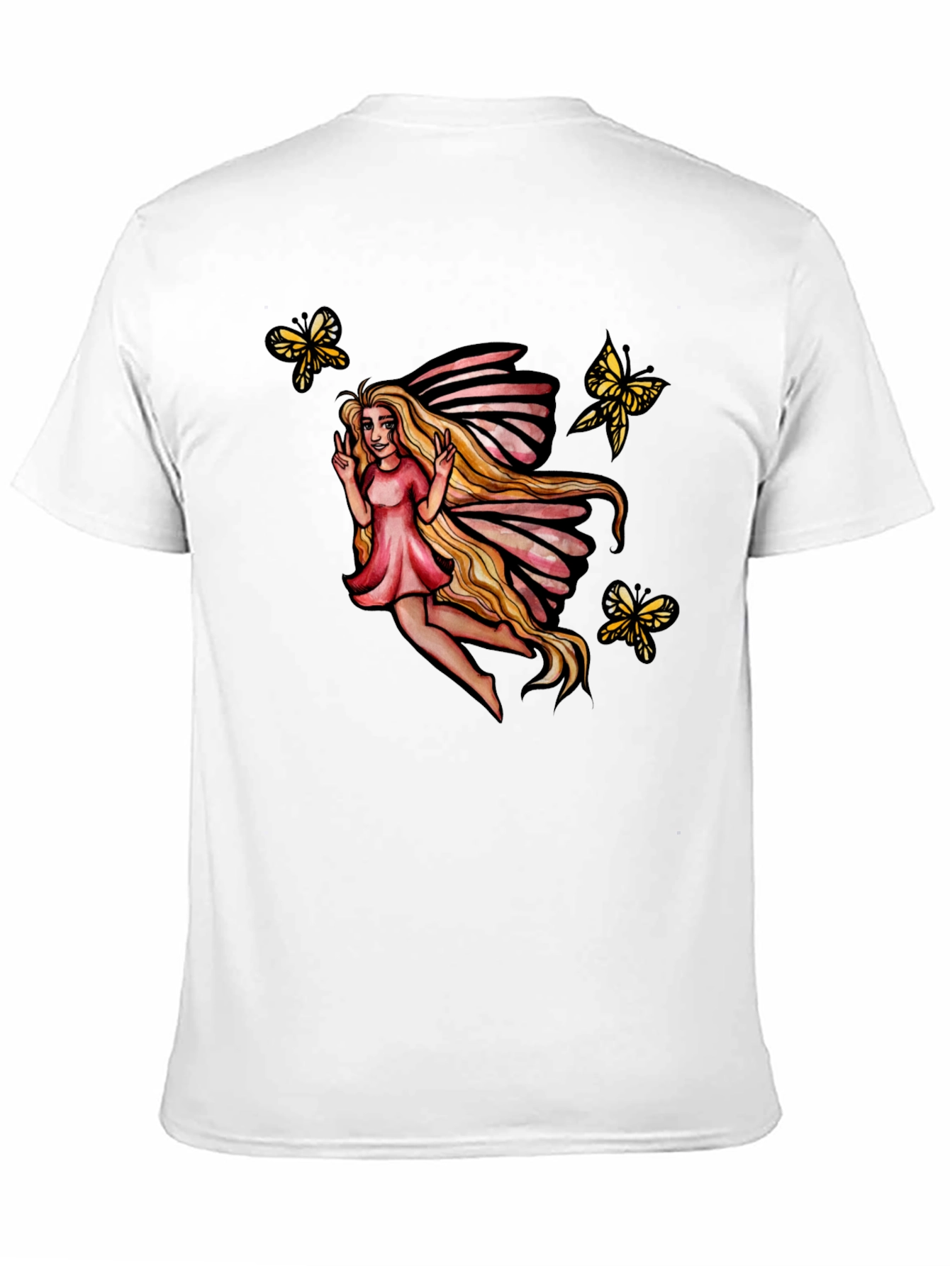 Black Fairy T-Shirt - Magical Design view 11