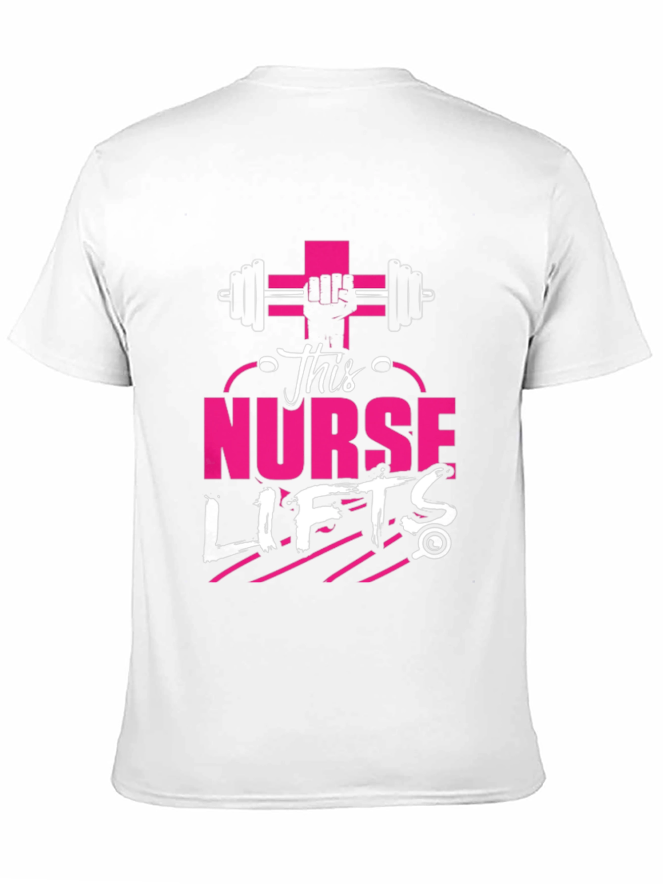 Black This Nurse Lifts T-Shirt: Fitness Apparel view 11