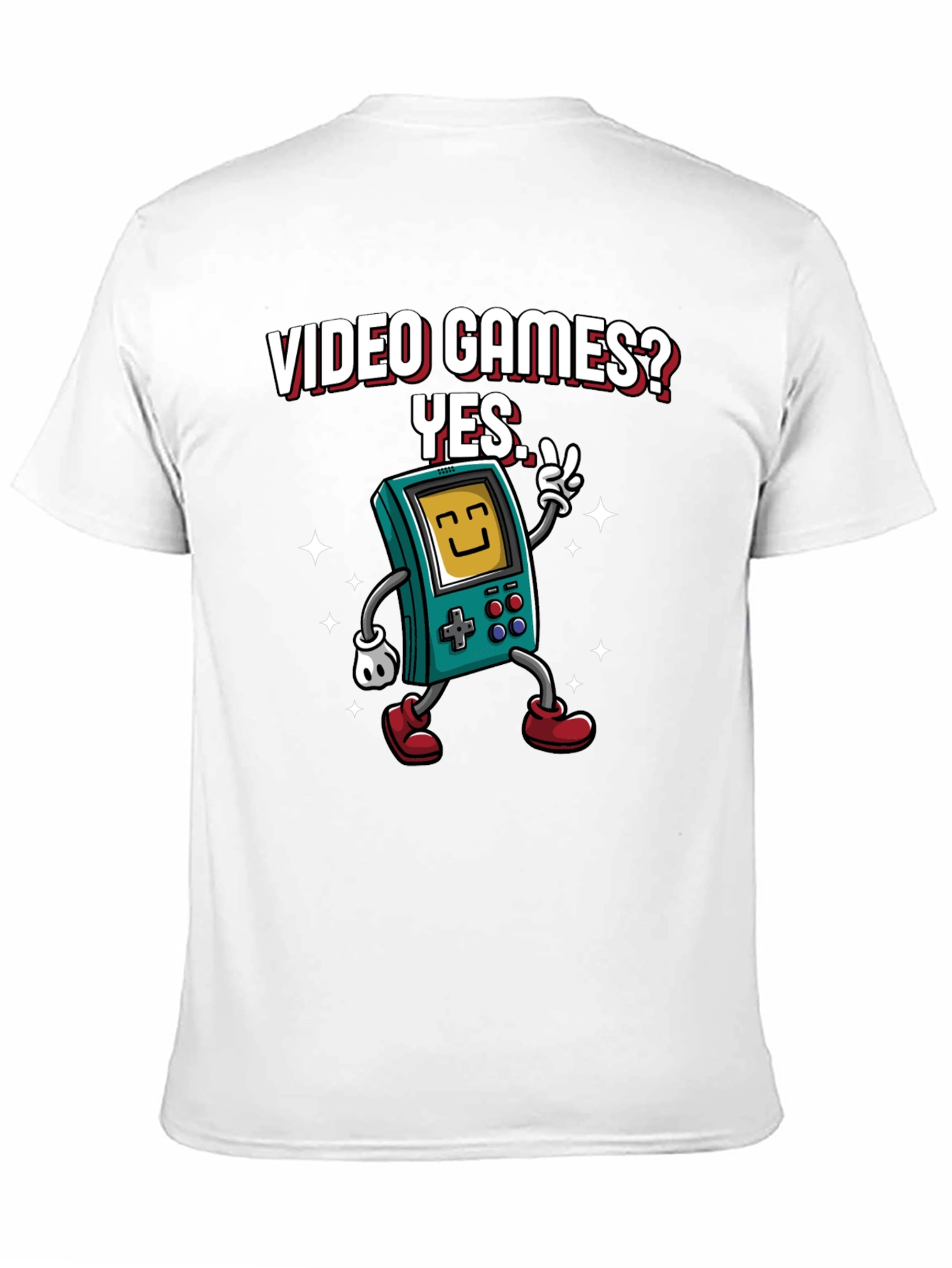 Black Video Games Yes T-Shirt view 11
